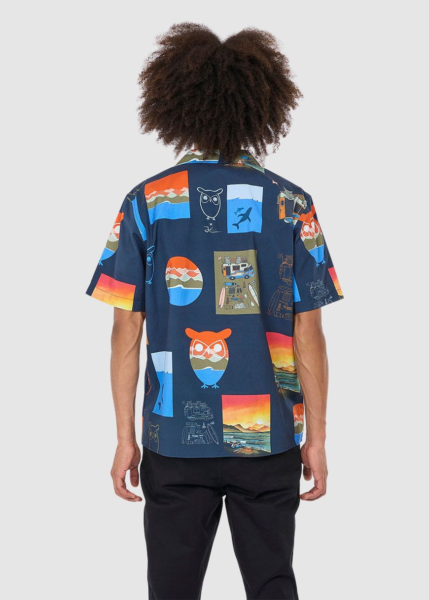 Boxed Fit Aop Short Sleeved Shirt Boxed Fit Aop Short Sleeved Shirt