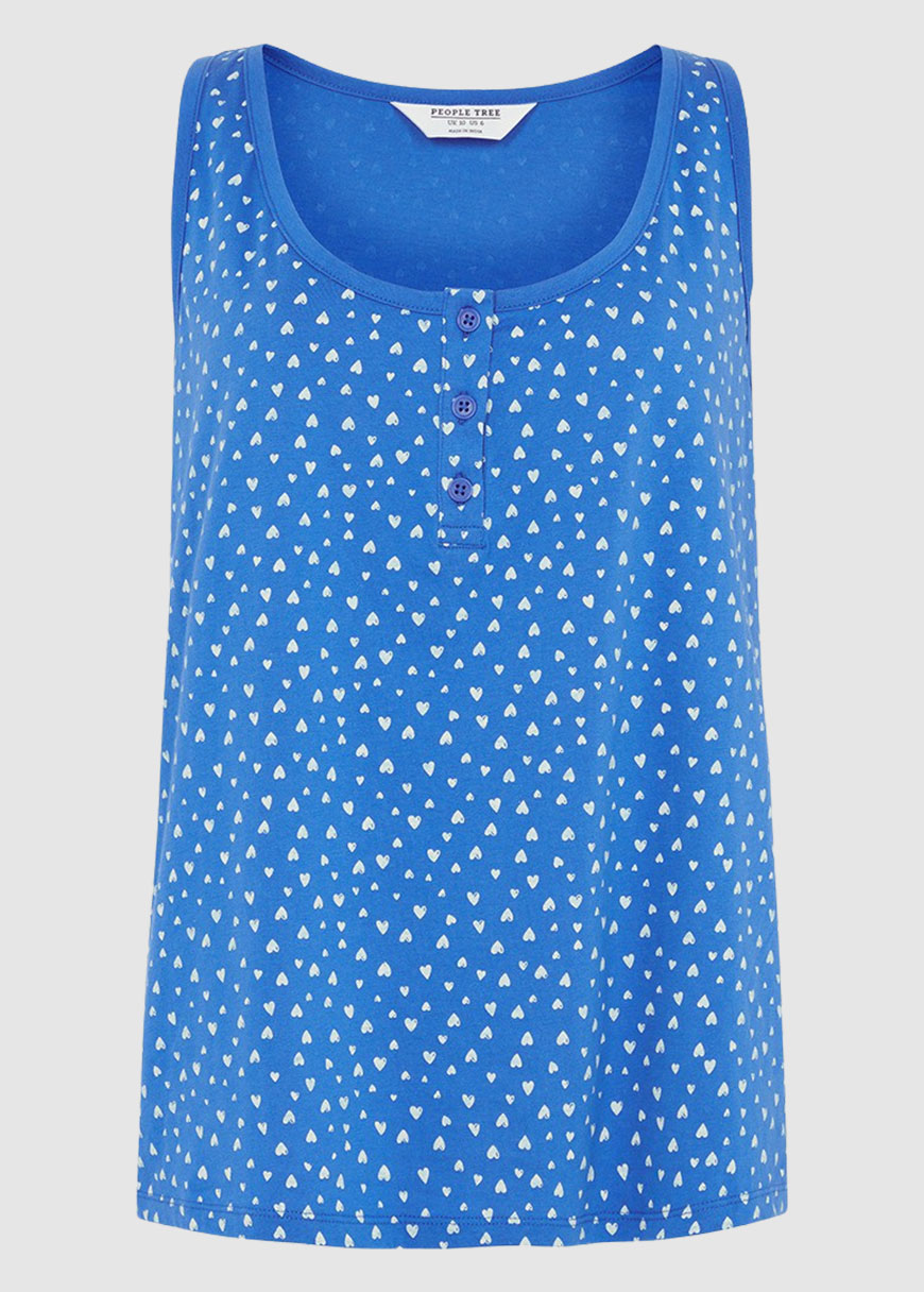 Hearts Pyjama Vest Hearts Pyjama Vest