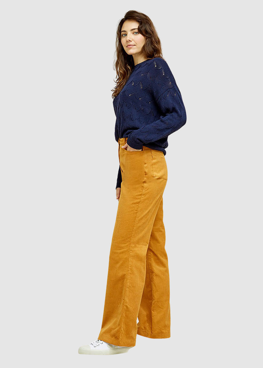 Luna Corduroy Trousers Brown