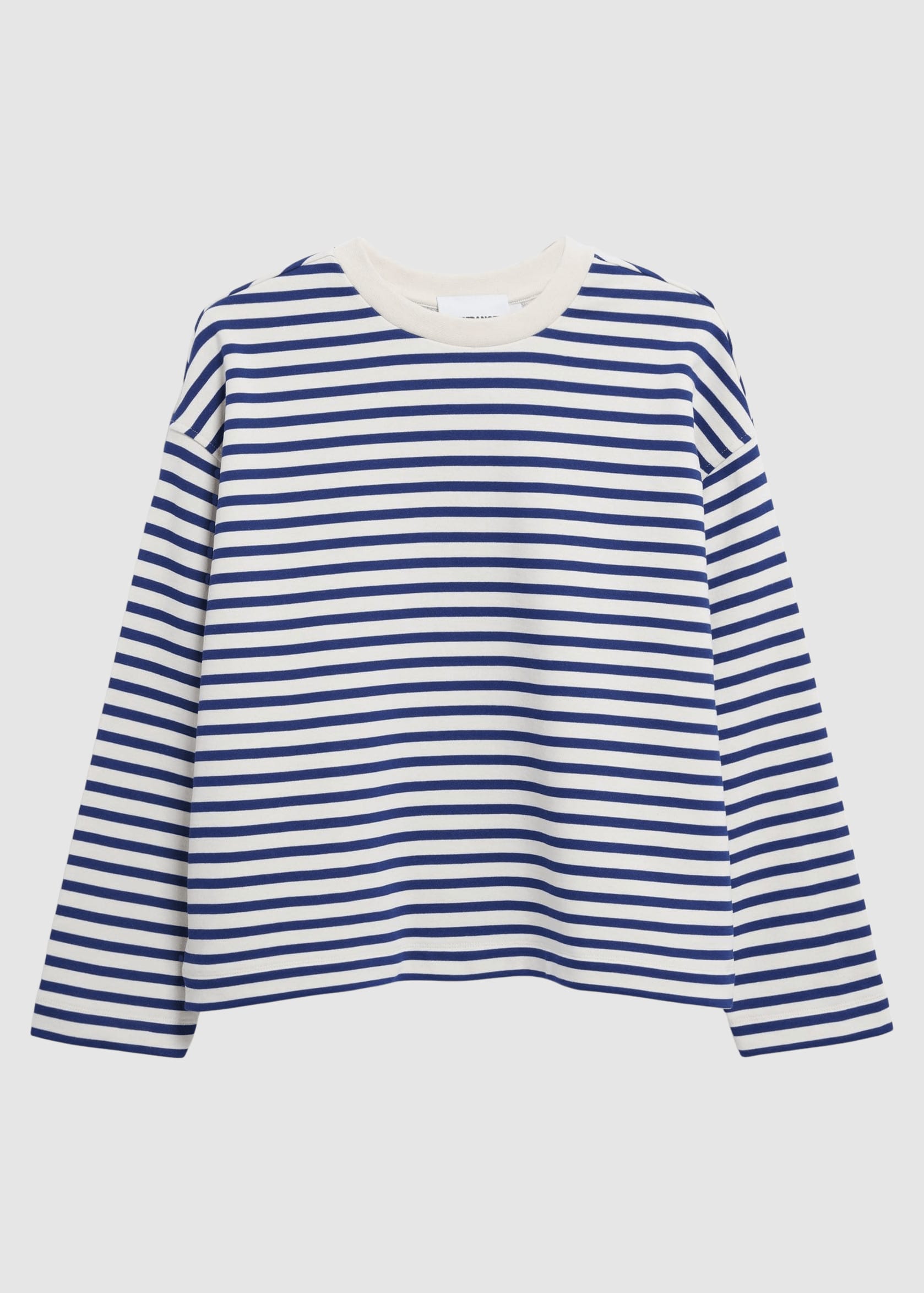 Frankaa Maarlen Stripe Sweat Undyed-Dynamo Blue Frankaa Maarlen Stripe Sweat Undyed-Dynamo Blue