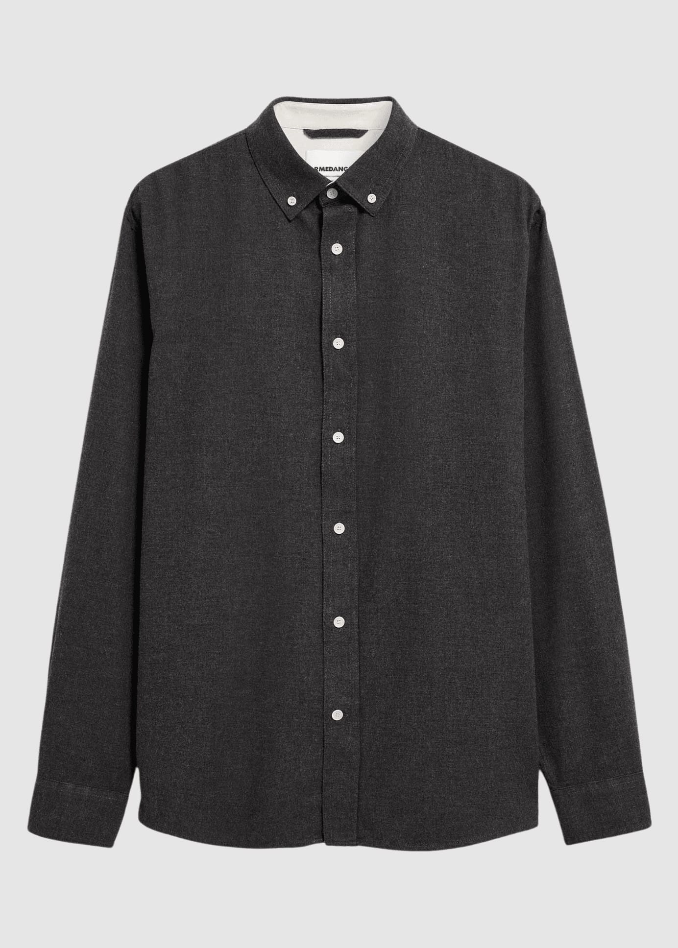 armedangels-araamo-flannel-shirt-anthrazit-melange-6.jpeg Araamo Flannel Shirt Anthrazit Melange