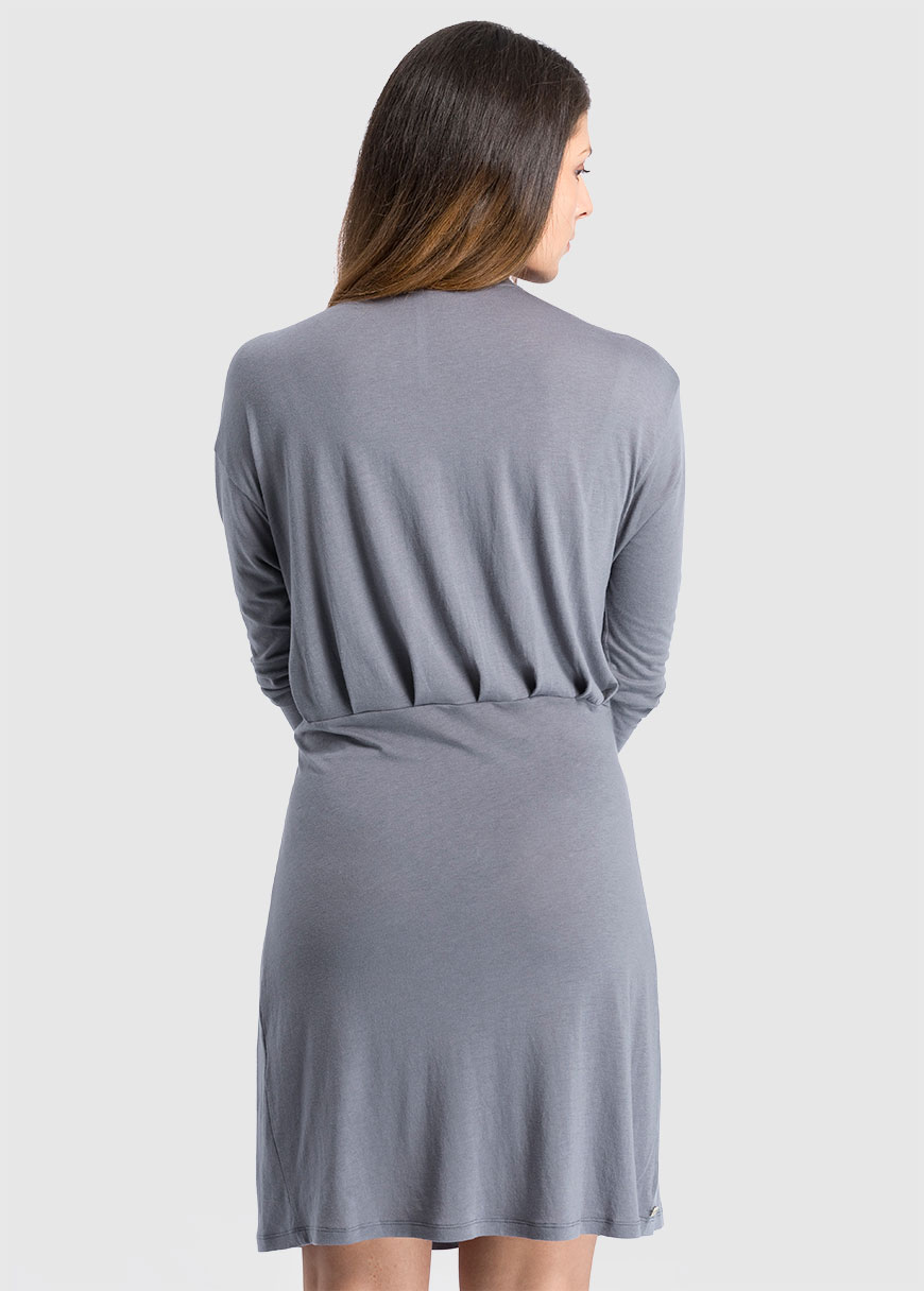 Folded Dress City Grey Folded Dress City Grey