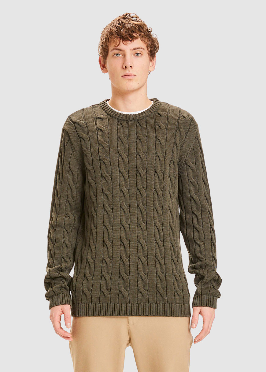 Field Cable Crew Neck Knit Field Cable Crew Neck Knit