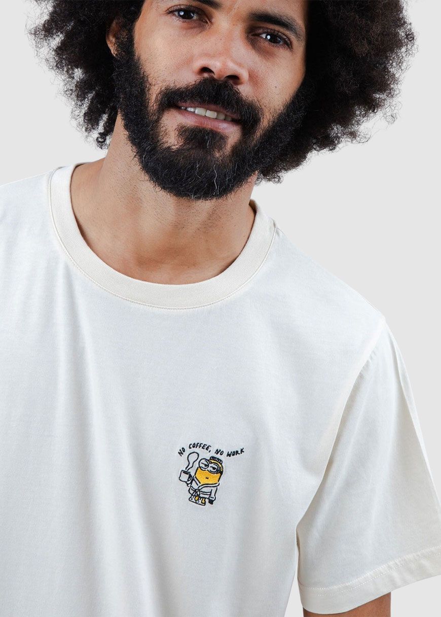 Minions no coffee no work T-Shirt
