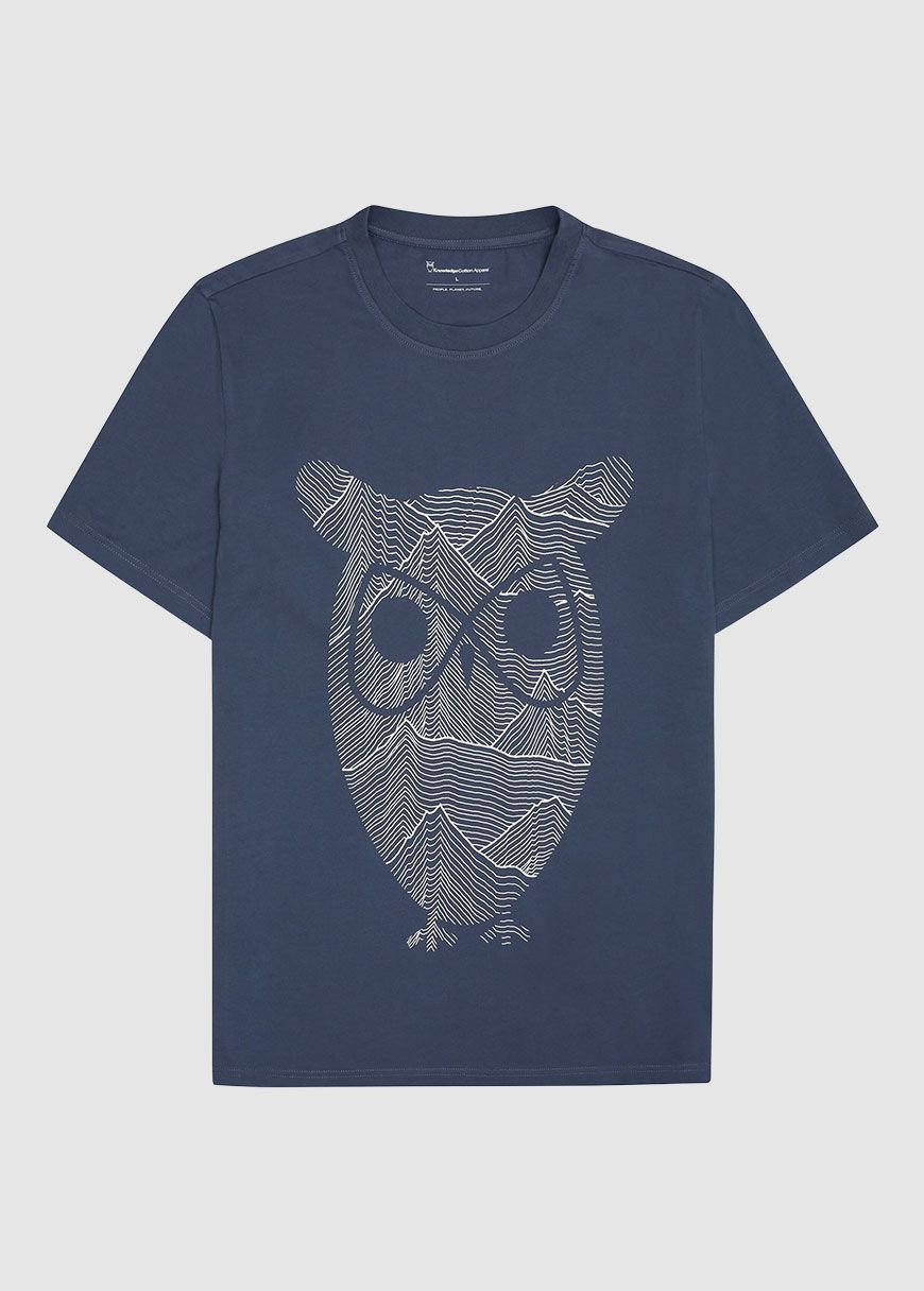 Mountain Owl Printed T-Shirt
