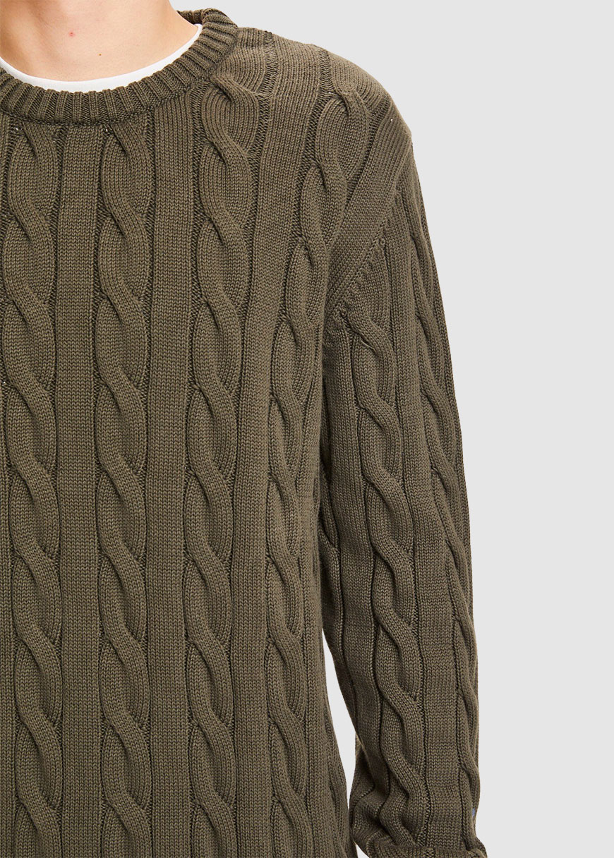 Field Cable Crew Neck Knit Field Cable Crew Neck Knit