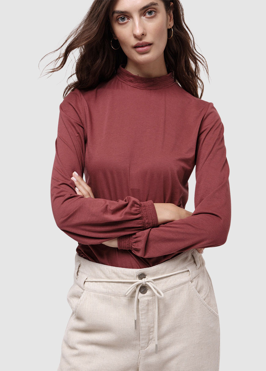 Smock-Kragenshirt Smock-Kragenshirt