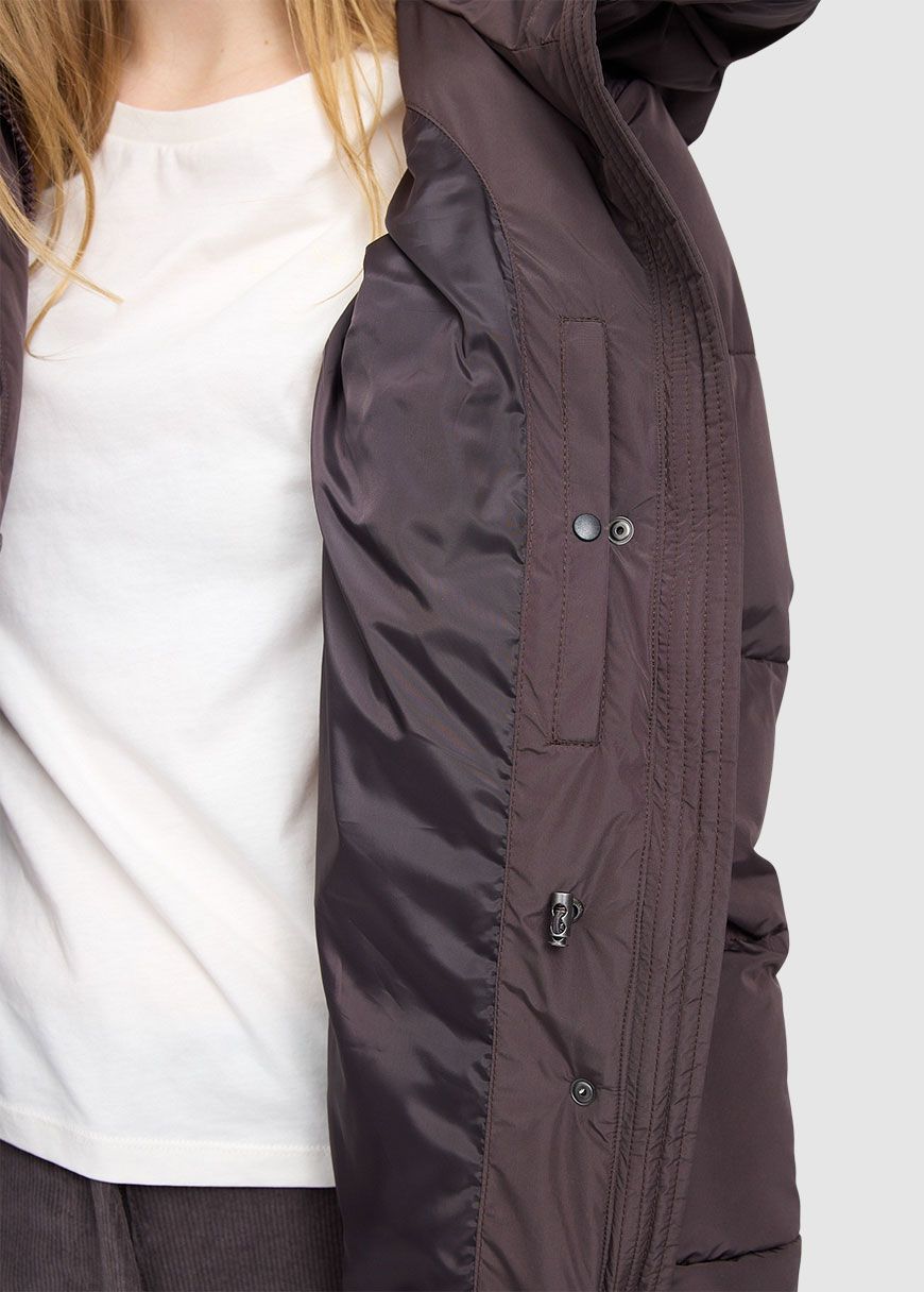 Waves Quilt Puffer Coat