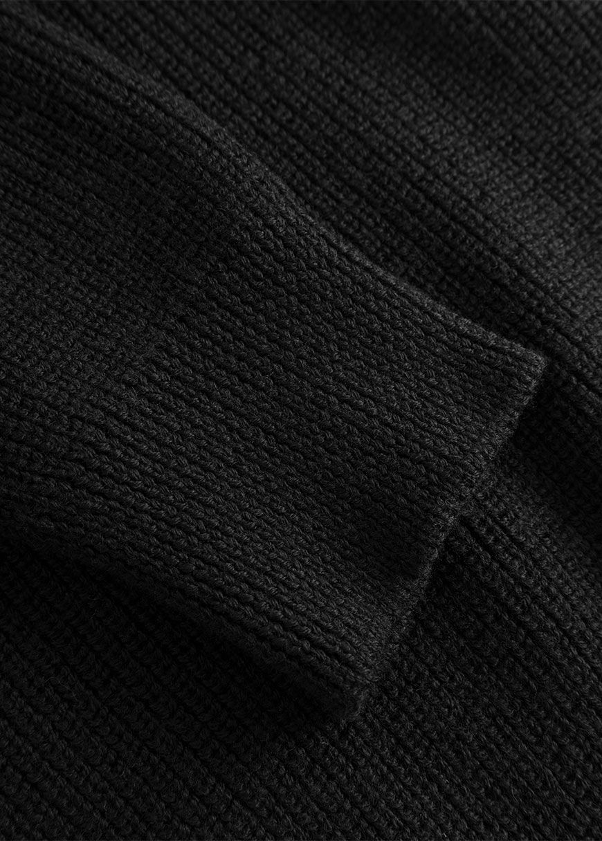 Merino Half Zip High Neck