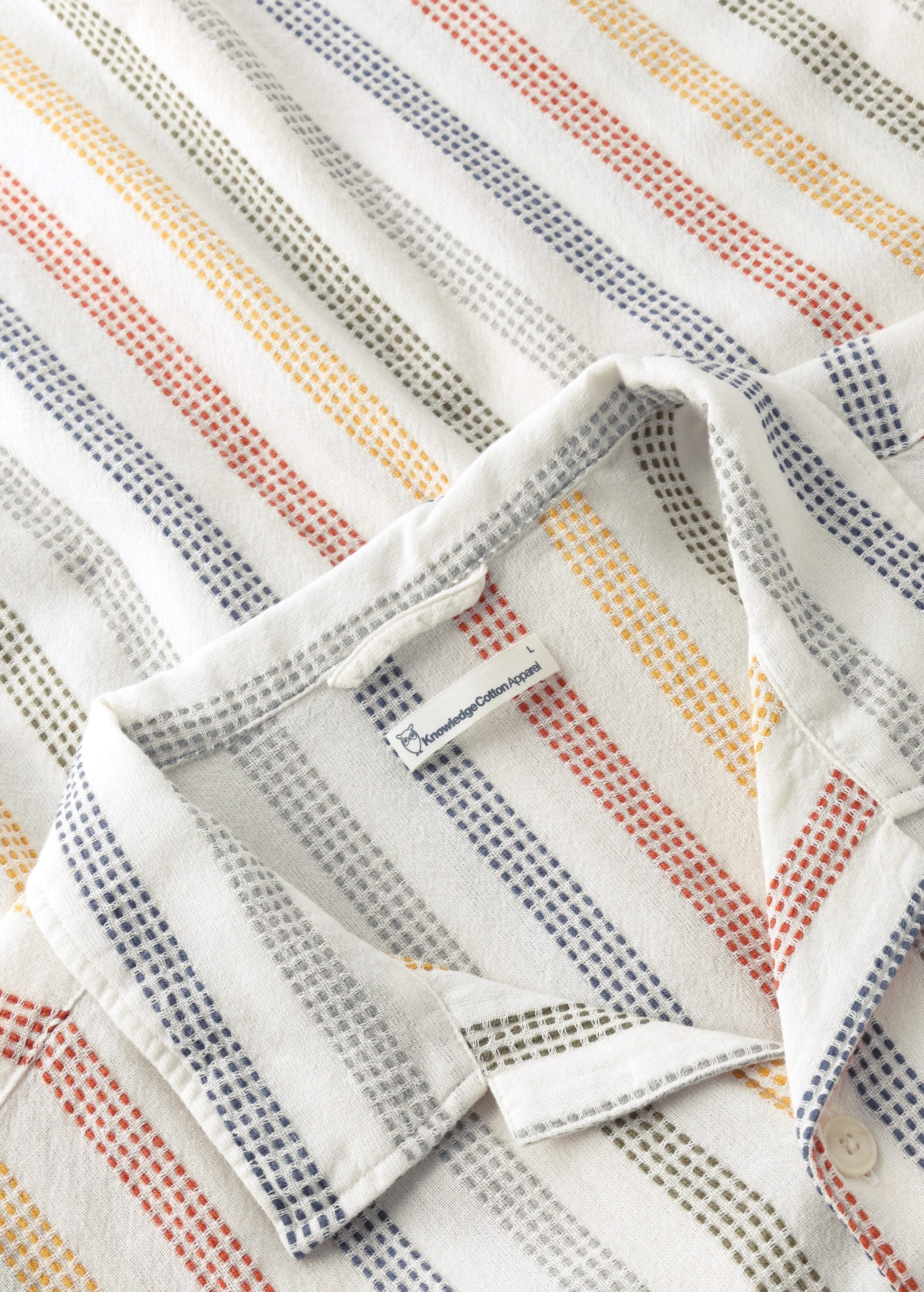 Relaxed Stripe Short Sleeve Shirt Multi Color Stripe Relaxed Stripe Short Sleeve Shirt Multi Color Stripe
