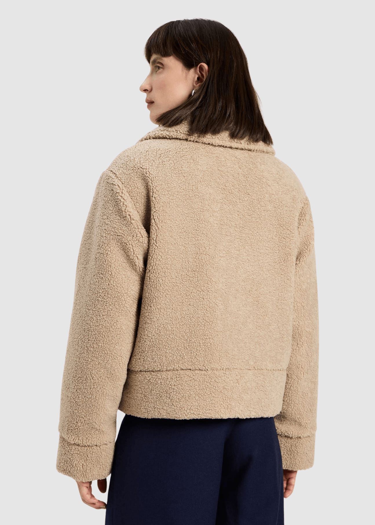 Teddyjacke Grs Chalk