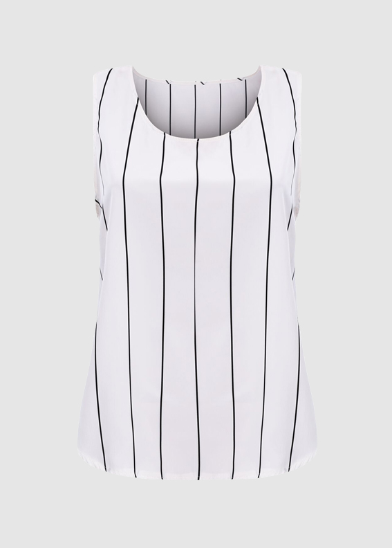 Top Rosa Black White Striped Top Rosa Black White Striped