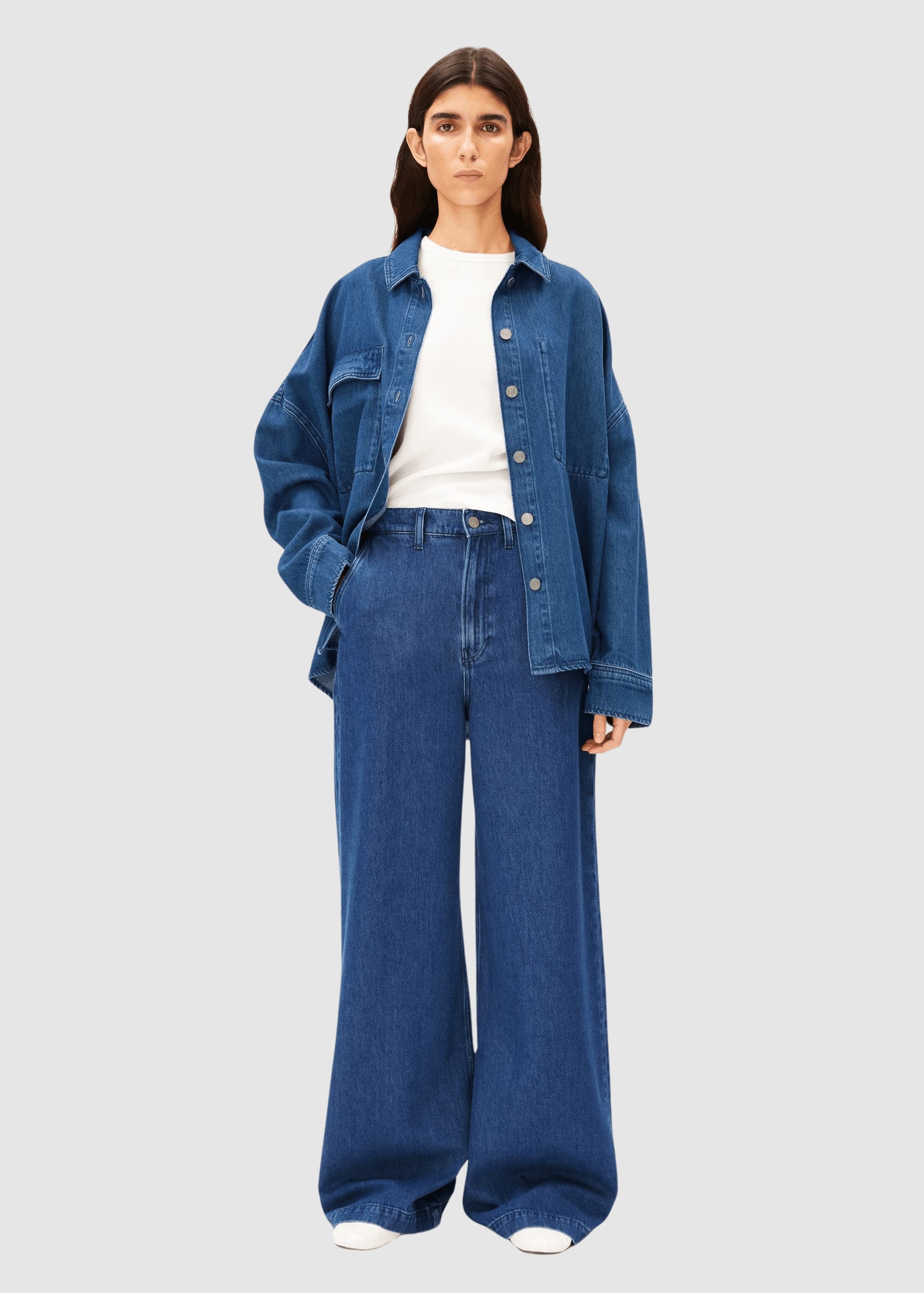 armedangels-wide-leg-denim-pant-bright-blue-5.jpeg Wide Leg Denim Pant Bright Blue