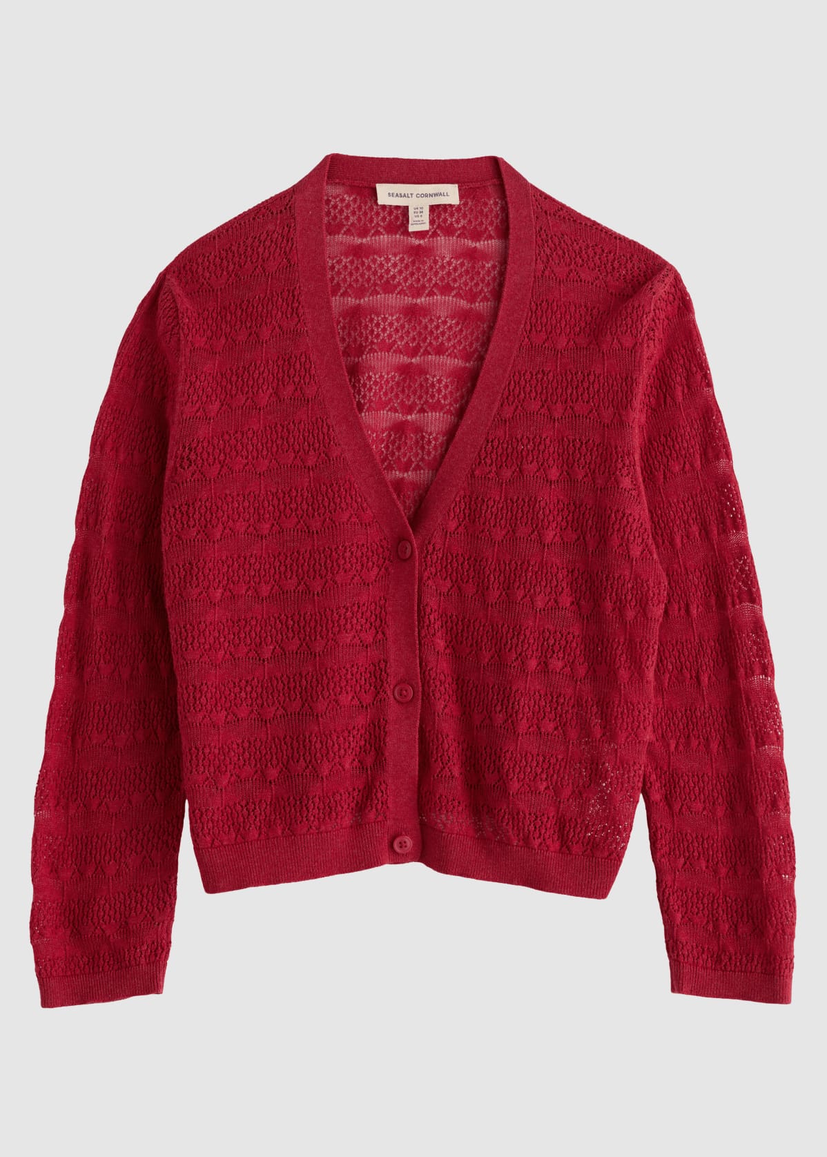 Sweet Day Cardigan Boat Red