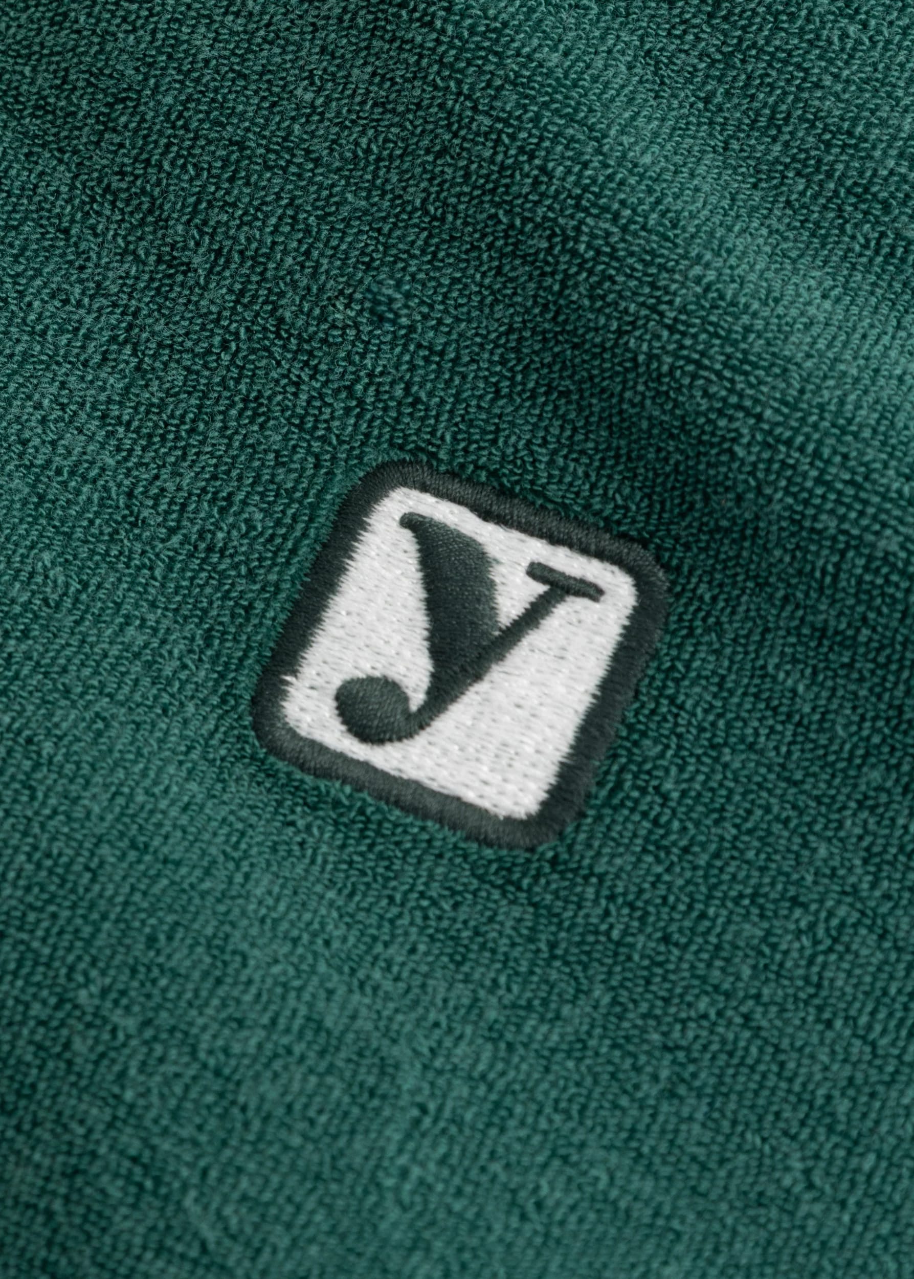Retro Rally College Jacket Green