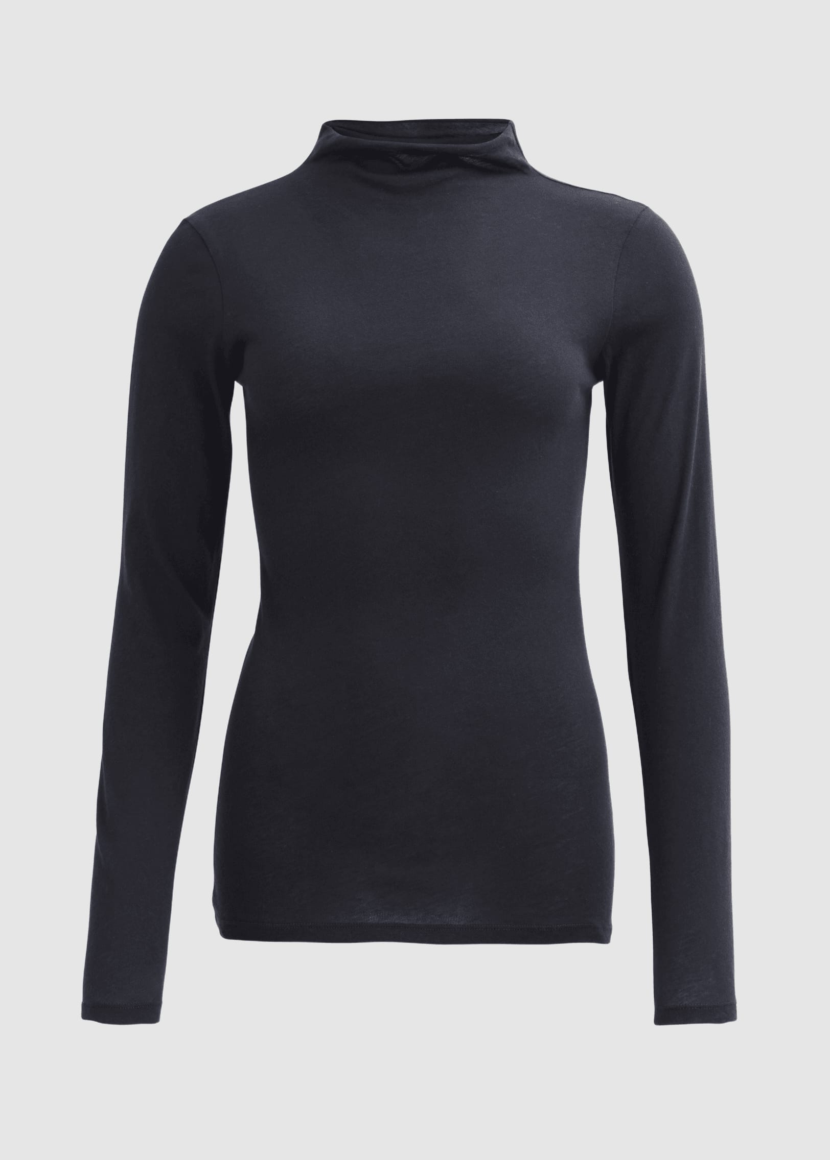 people-wear-organic-langarm-shirt-stehkragen-schwarz-1.jpeg Langarm-Shirt Stehkragen Schwarz