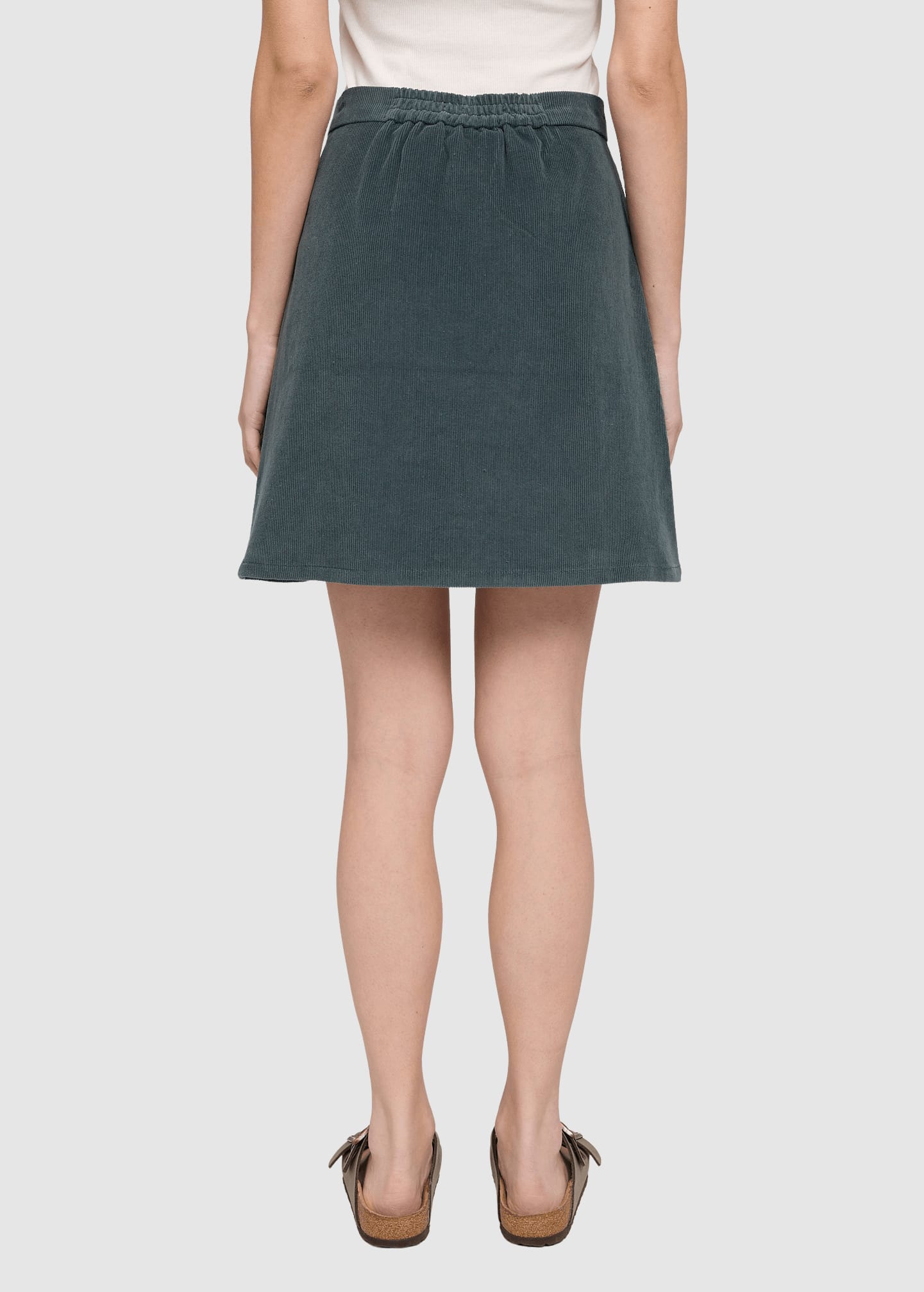 Corduroy Mini Skirt Bottle