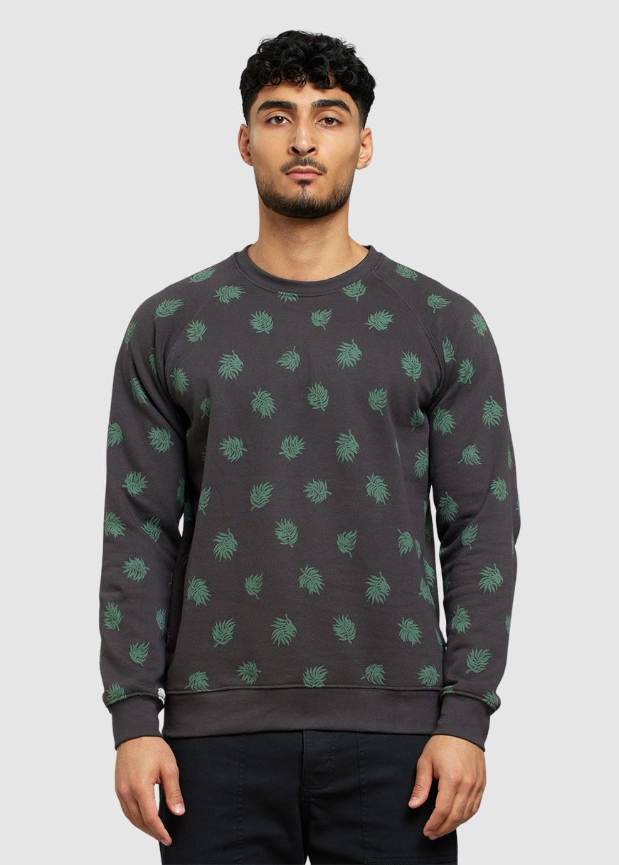 Sweatshirt Malmoe Leaf AOP Sweatshirt Malmoe Leaf AOP