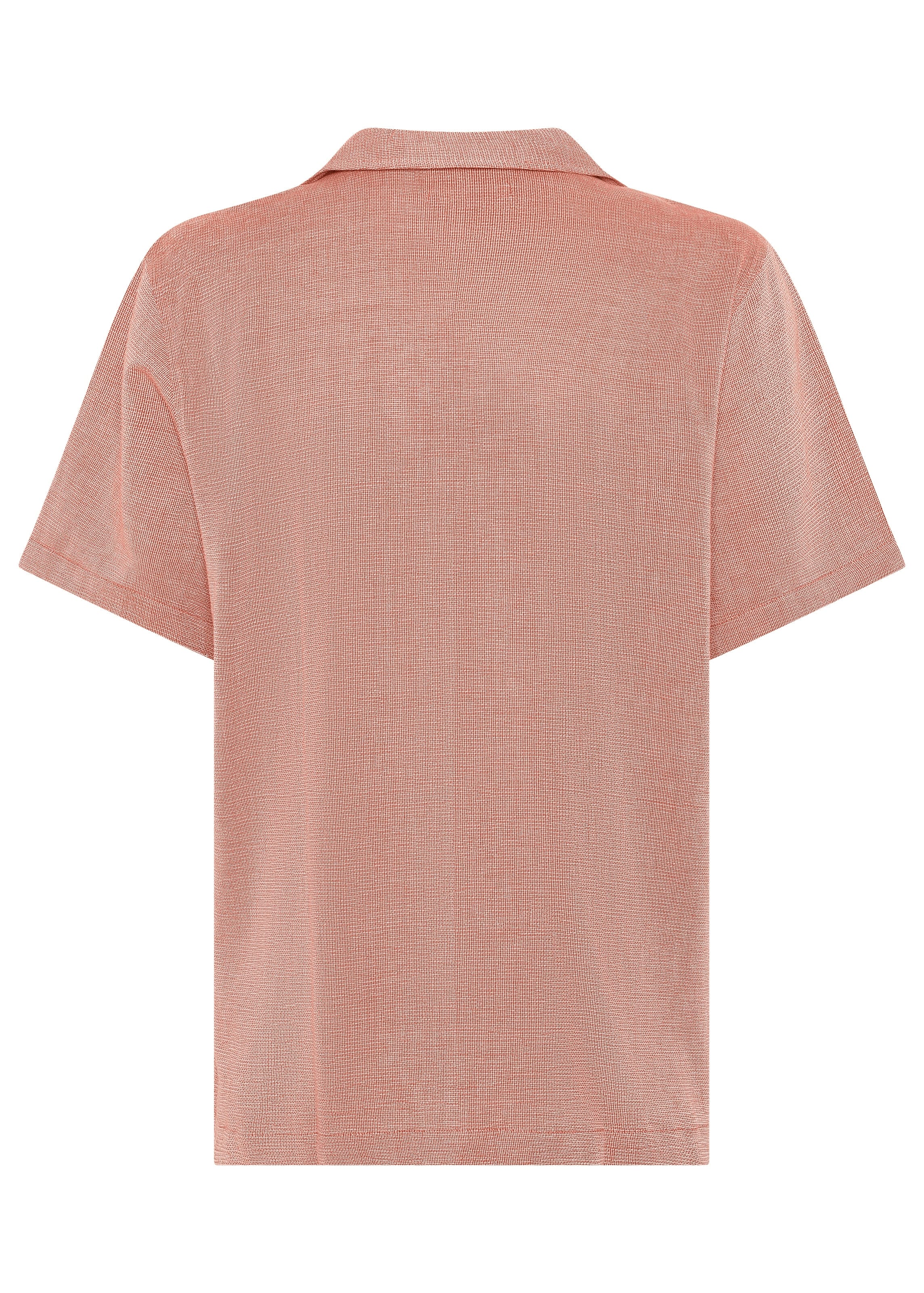Relaxed Short Sleeve Shirt Burnt Brick Relaxed Short Sleeve Shirt Burnt Brick