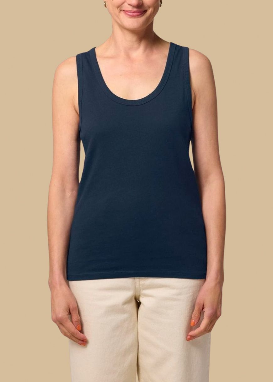 Classic Tanktop Woman French Navy