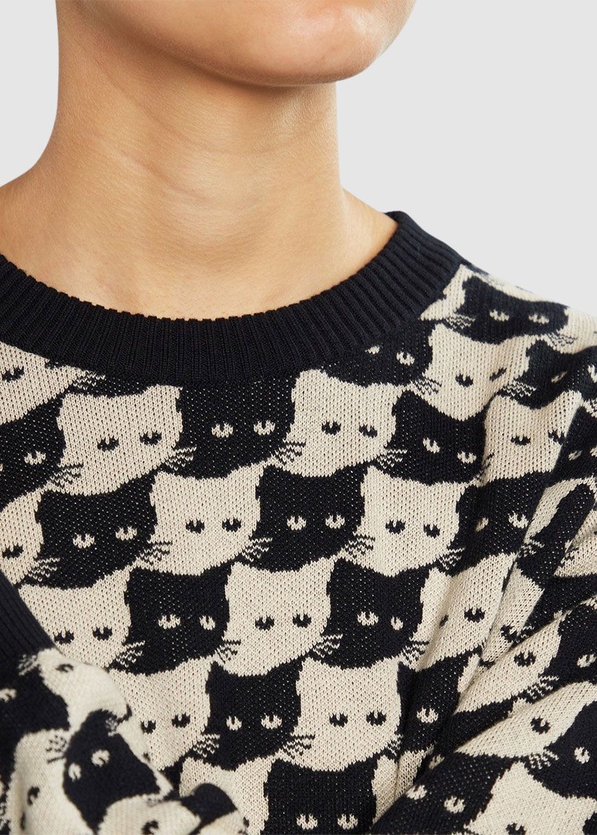 Sweater Arendal Pepita Cats Sweater Arendal Pepita Cats