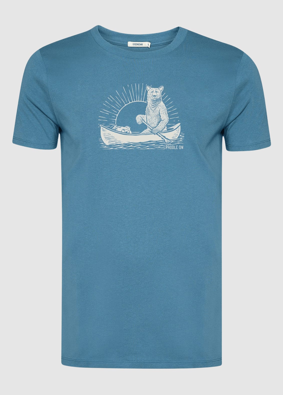 Bear Canoe Guide T-Shirt Tidal Blue Bear Canoe Guide T-Shirt Tidal Blue