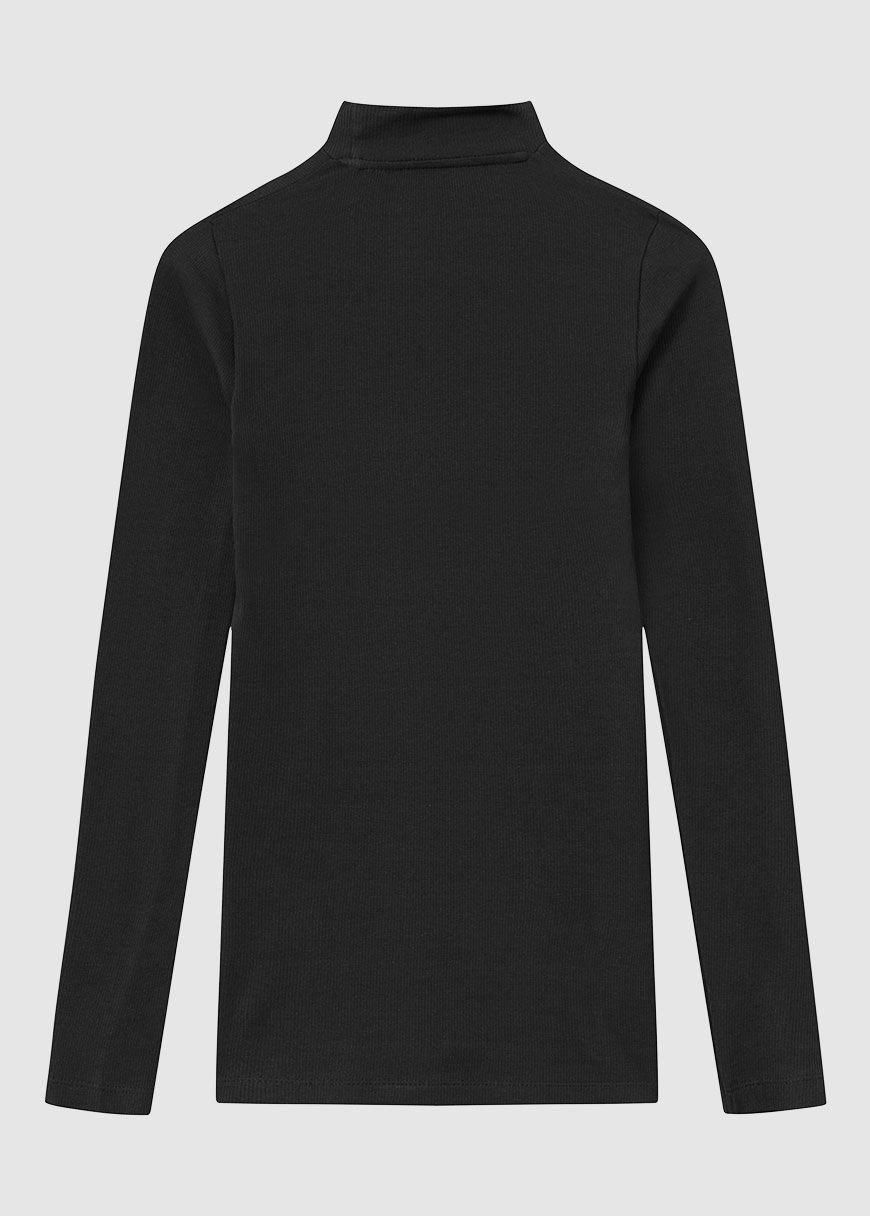 Rib High Neck Long Sleeve Rib High Neck Long Sleeve