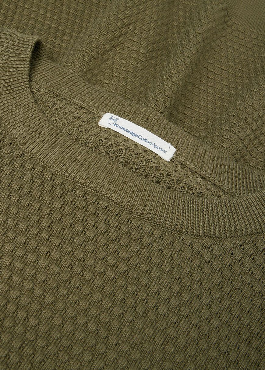knowledge_cotton_apparel_vagn_regular_bubble_knit_crew_neck_AW_25_KCA_1080067_1068_Burned_Olive_7_ddffb54fd2 Vagn Regular Bubble Knit Crew Neck