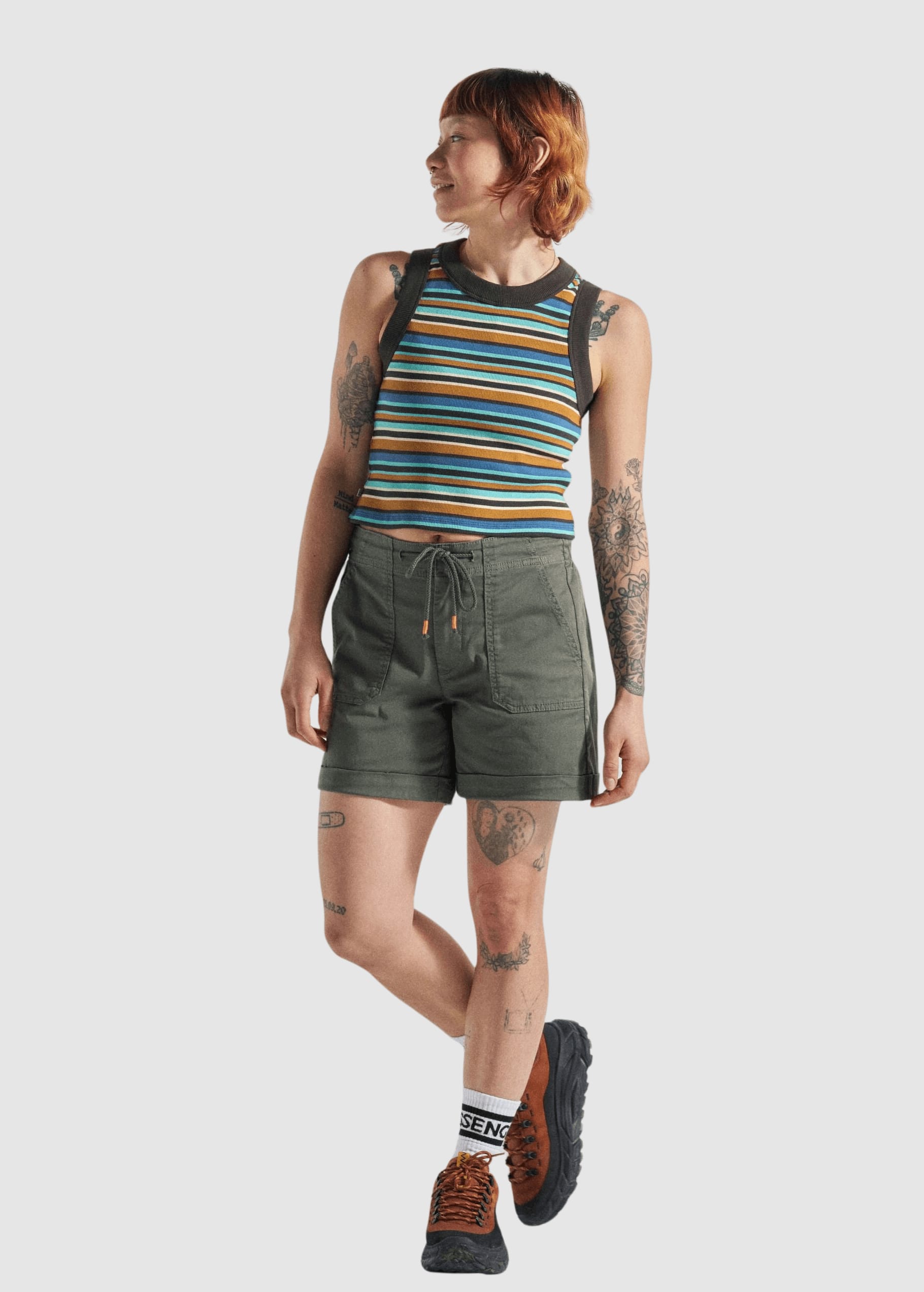 Carriso Short Dusty Olive