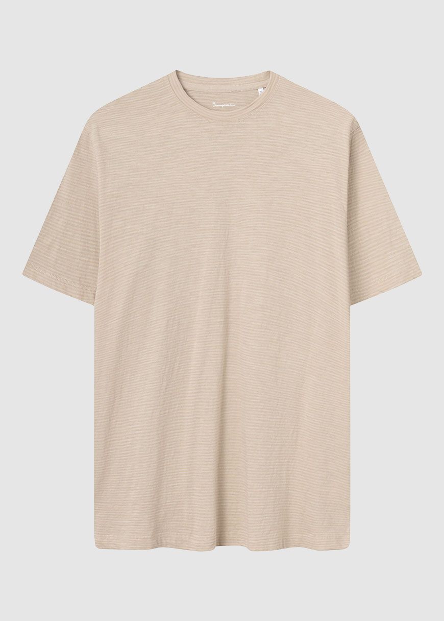 Narrow Striped Slub T-Shirt Narrow Striped Slub T-Shirt