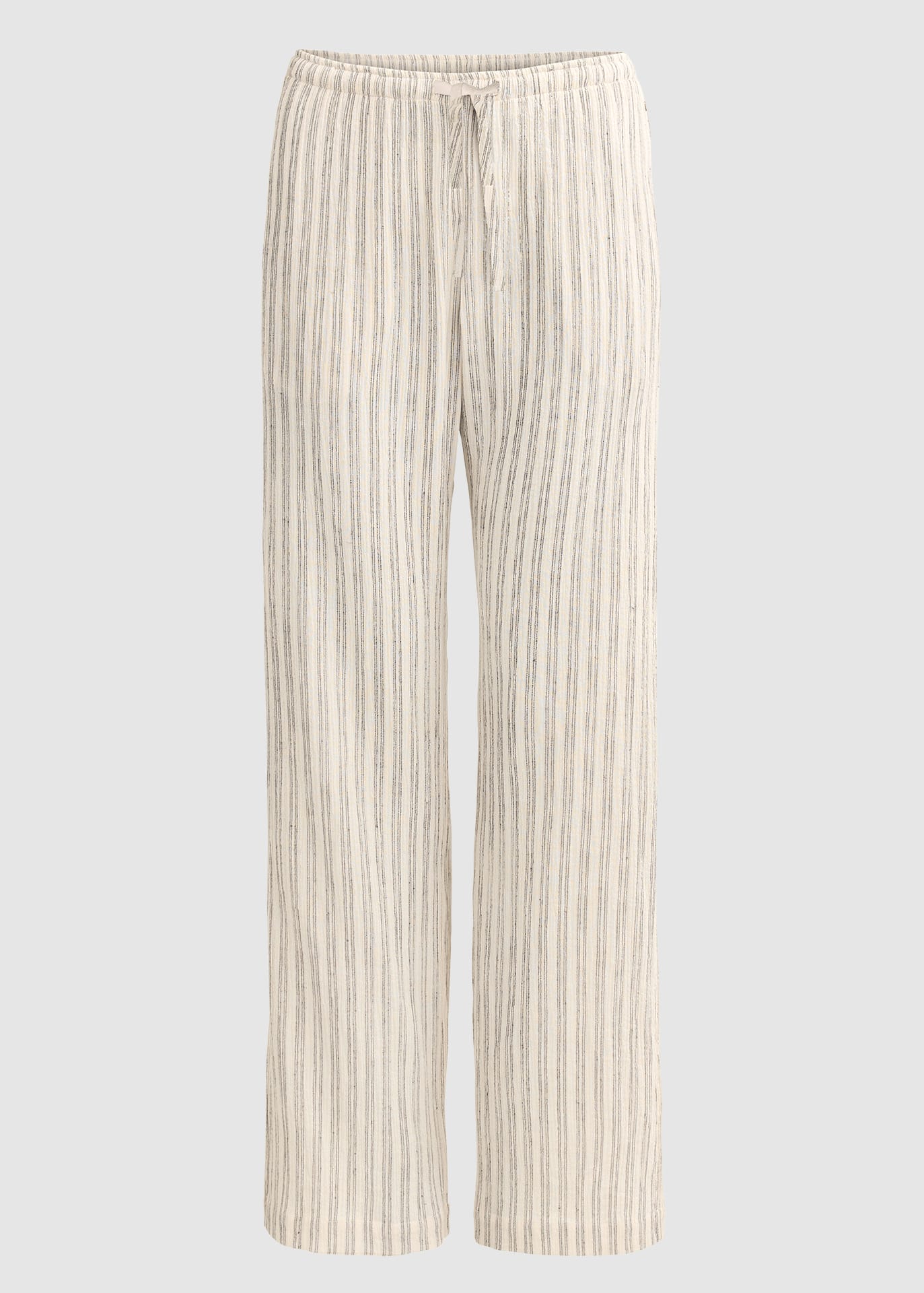 Hose Strukturiert Dunkelgrau Gestreift