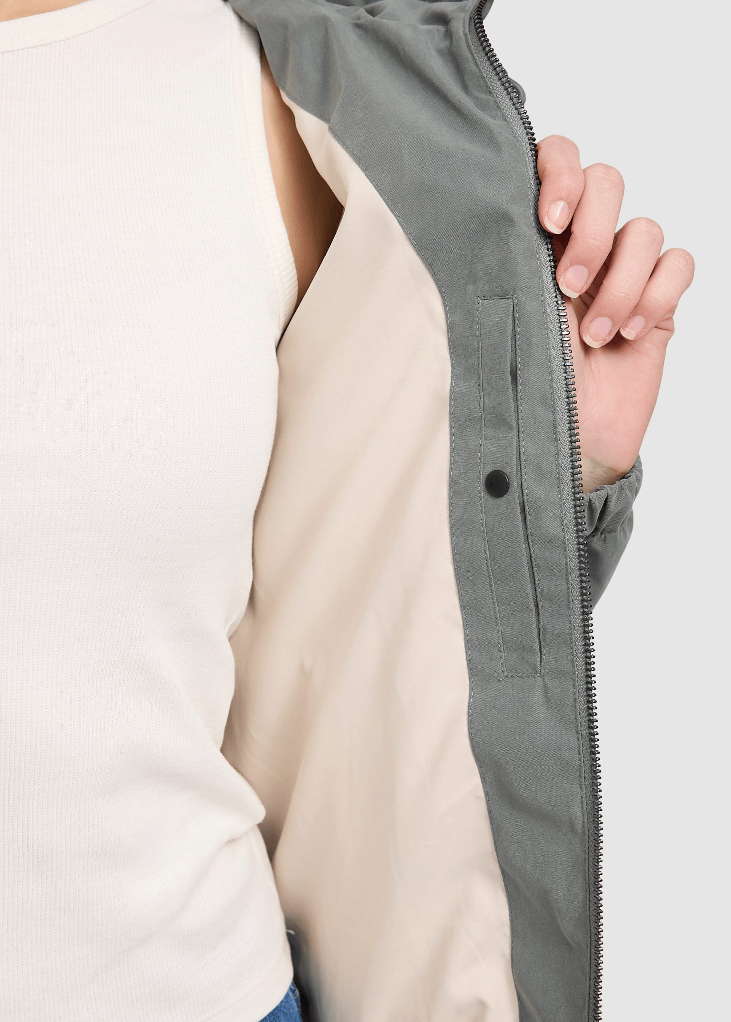 Basic Light Blouson Jacket Light Bottle Basic Light Blouson Jacket Light Bottle
