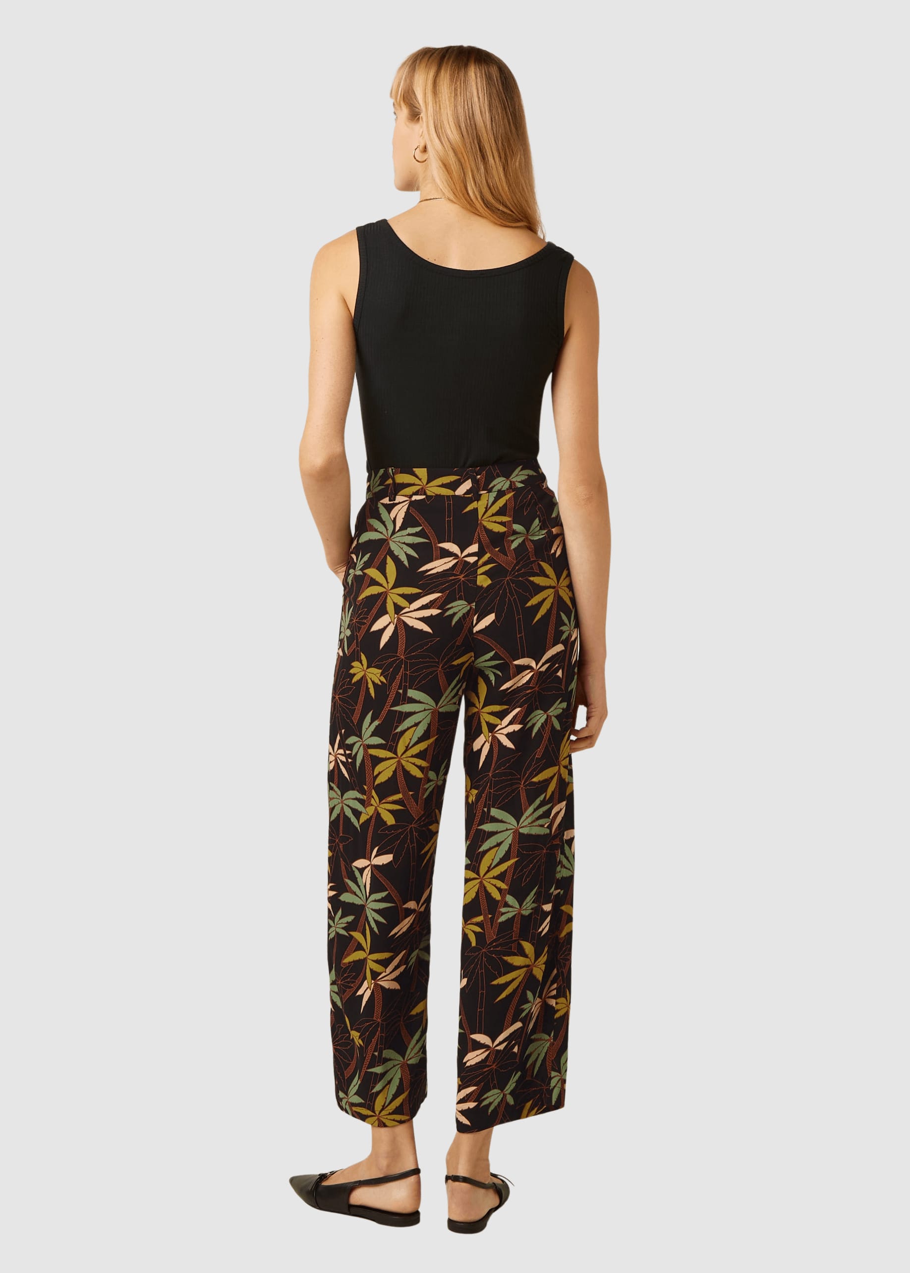 Brigitta Camisole Uni Rib Black Brigitta Camisole Uni Rib Black