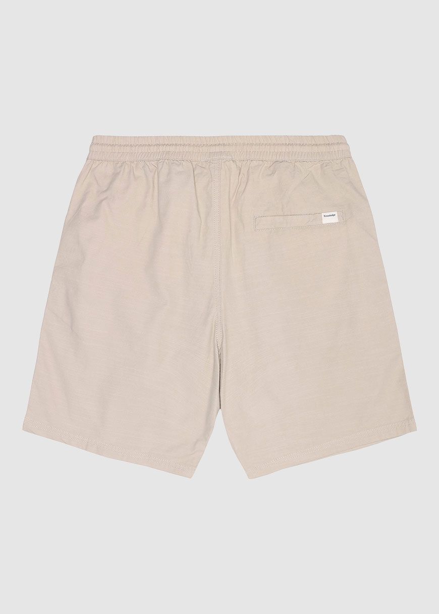Boardwalk Slub Shorts With Elastic Waist