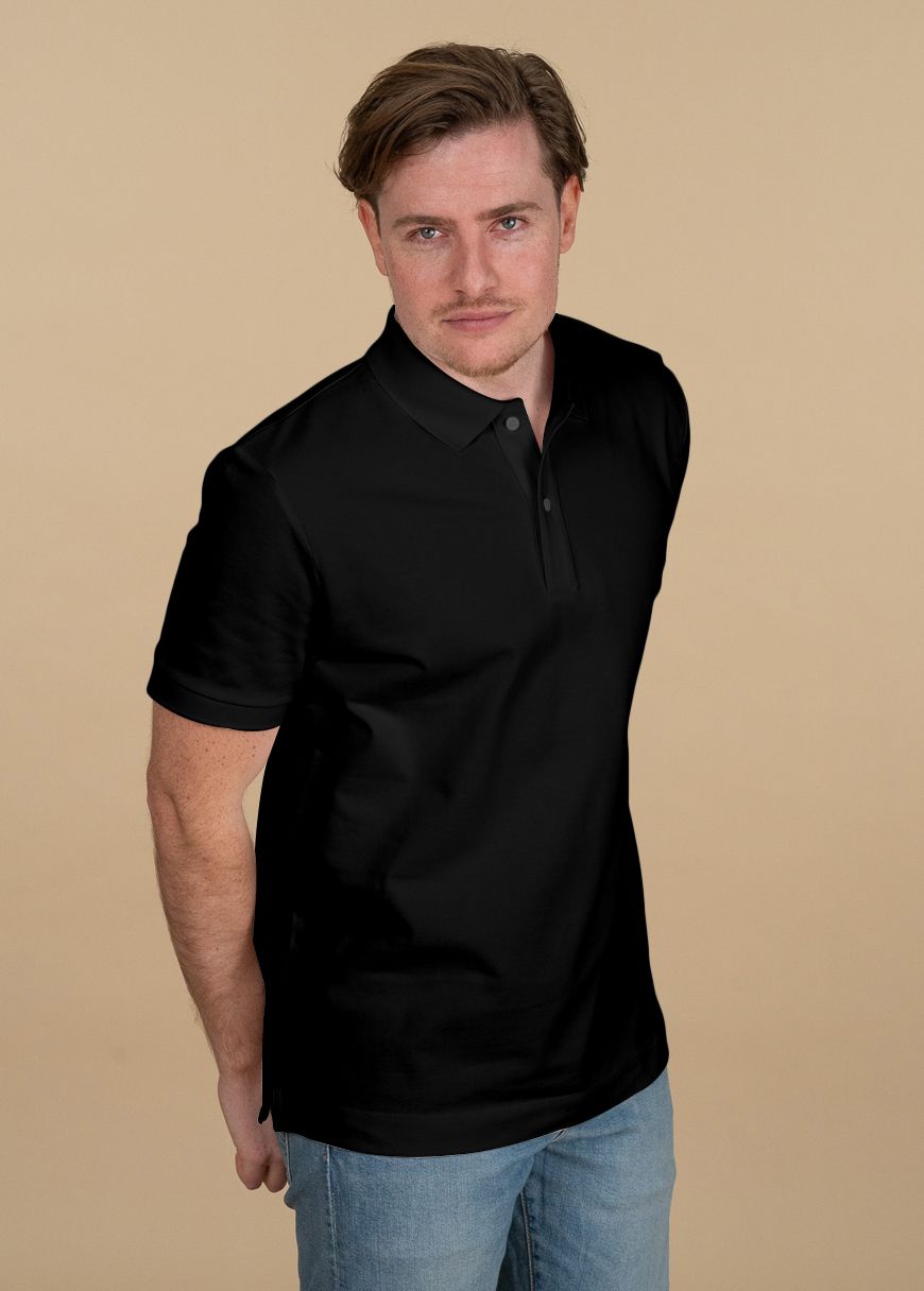 Classic Poloshirt Man Black