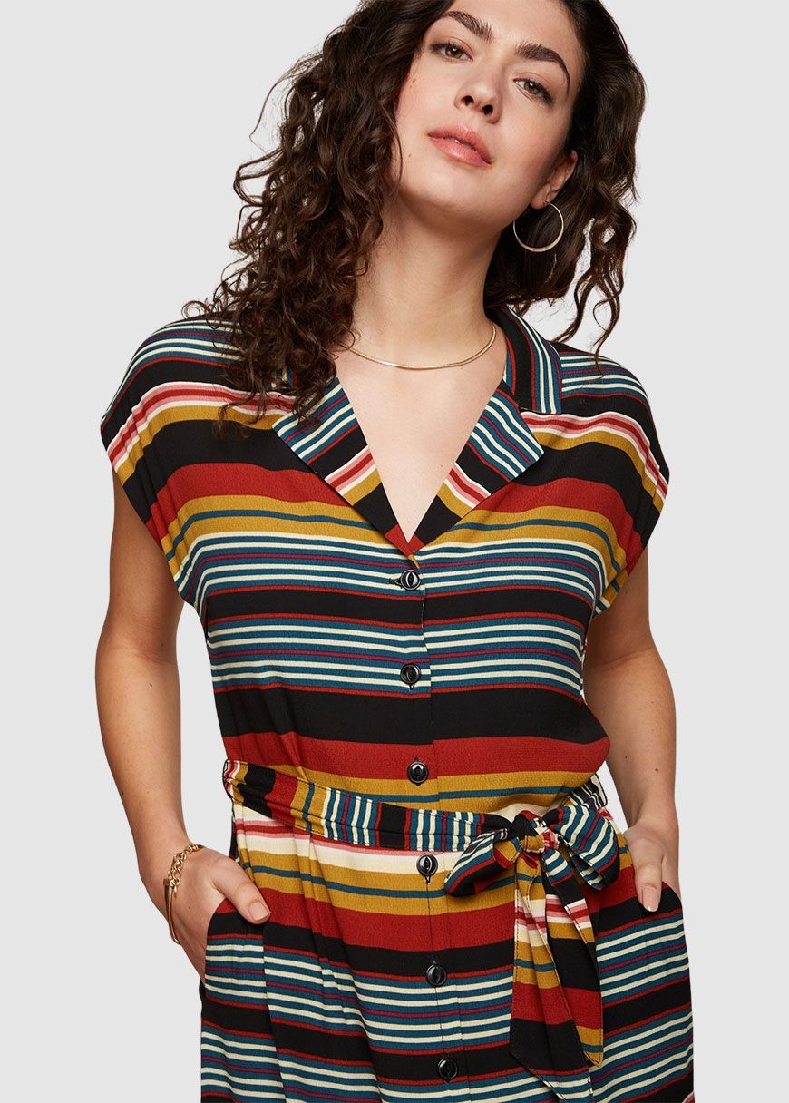 Irene Dress Maxim Stripe Irene Dress Maxim Stripe