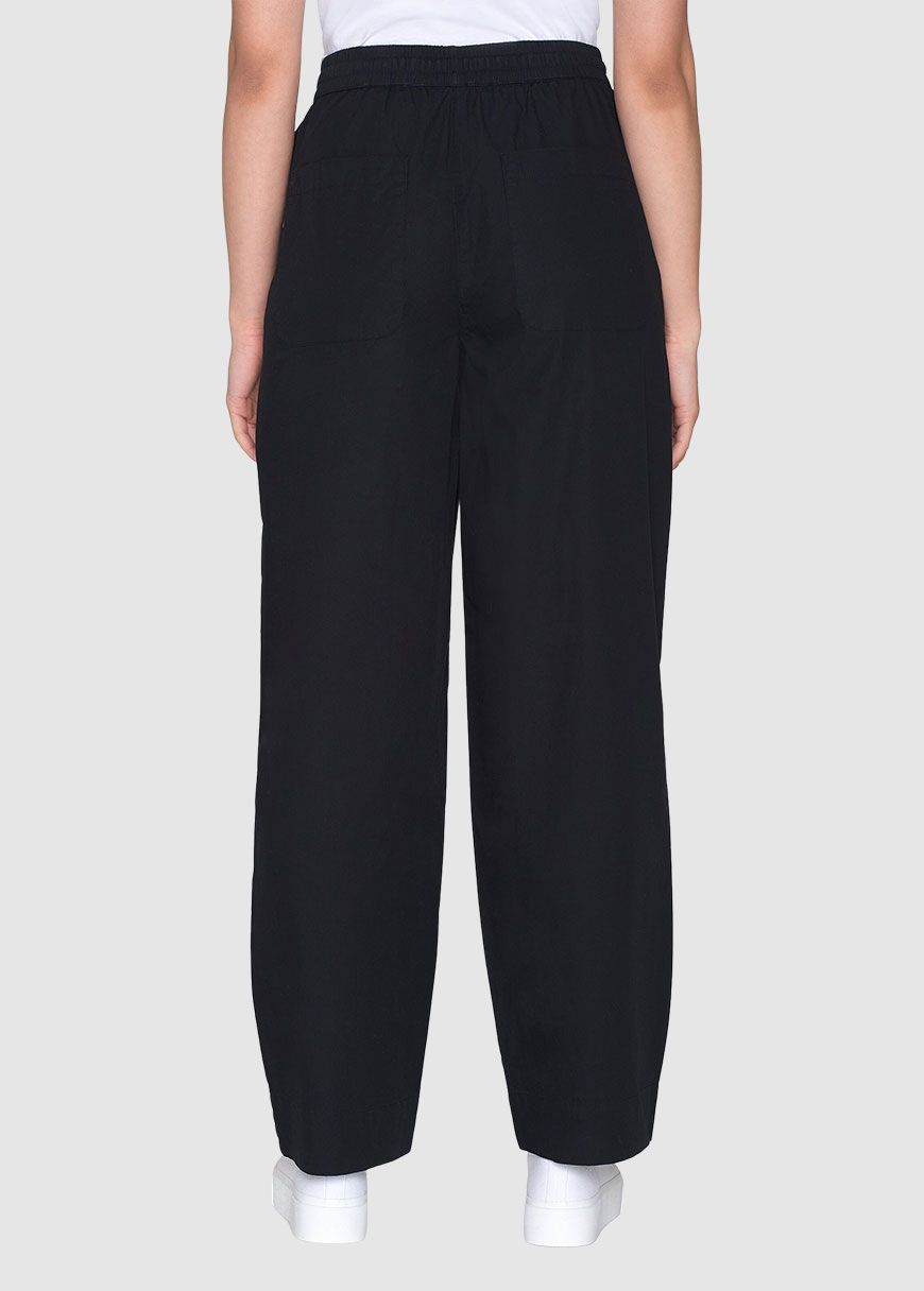 Chloe Barrel High-Rise Poplin Elastic Waistband Pants Chloe Barrel High-Rise Poplin Elastic Waistband Pants