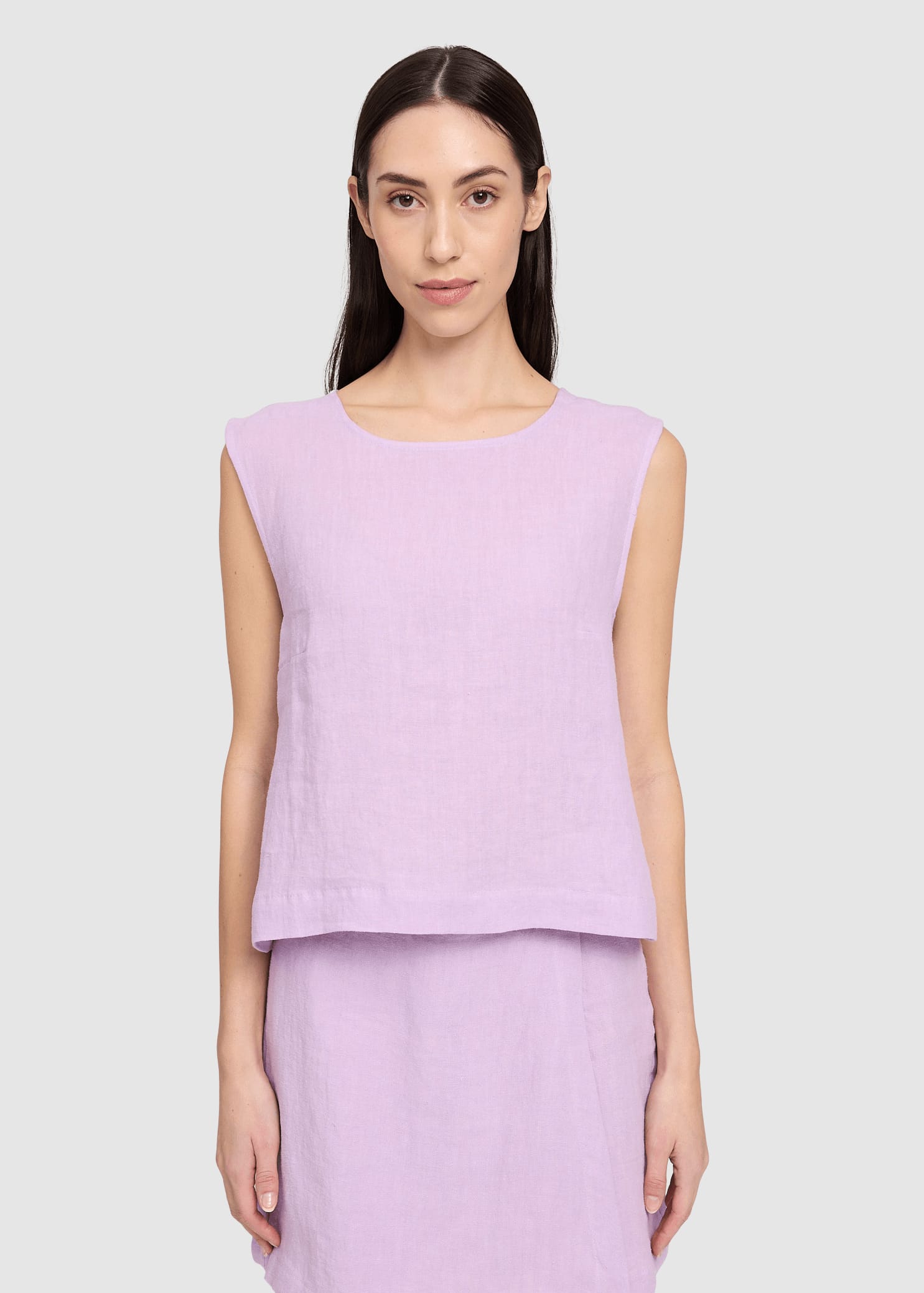 Linen Top Bright Lavender Linen Top Bright Lavender