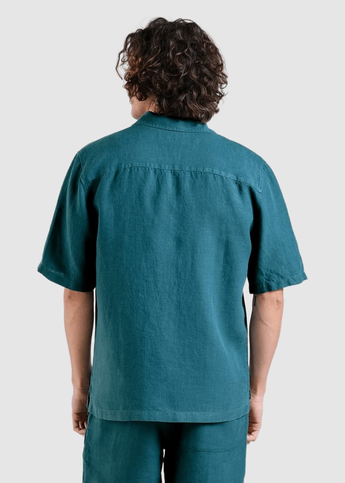 Shirt Marstrand Linen Mediterranea Green Shirt Marstrand Linen Mediterranea Green