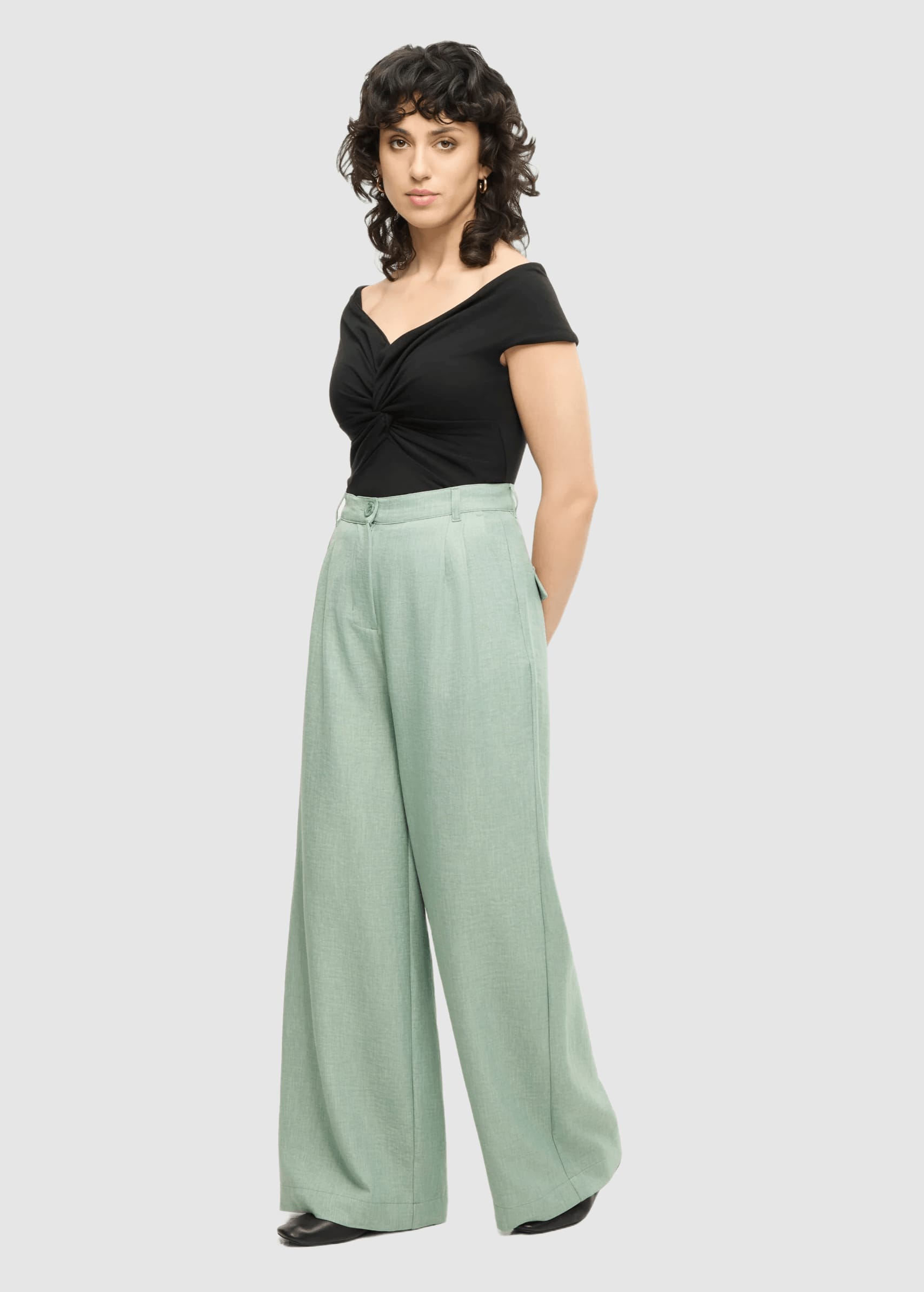 Tropical Afternoon Trousers Green