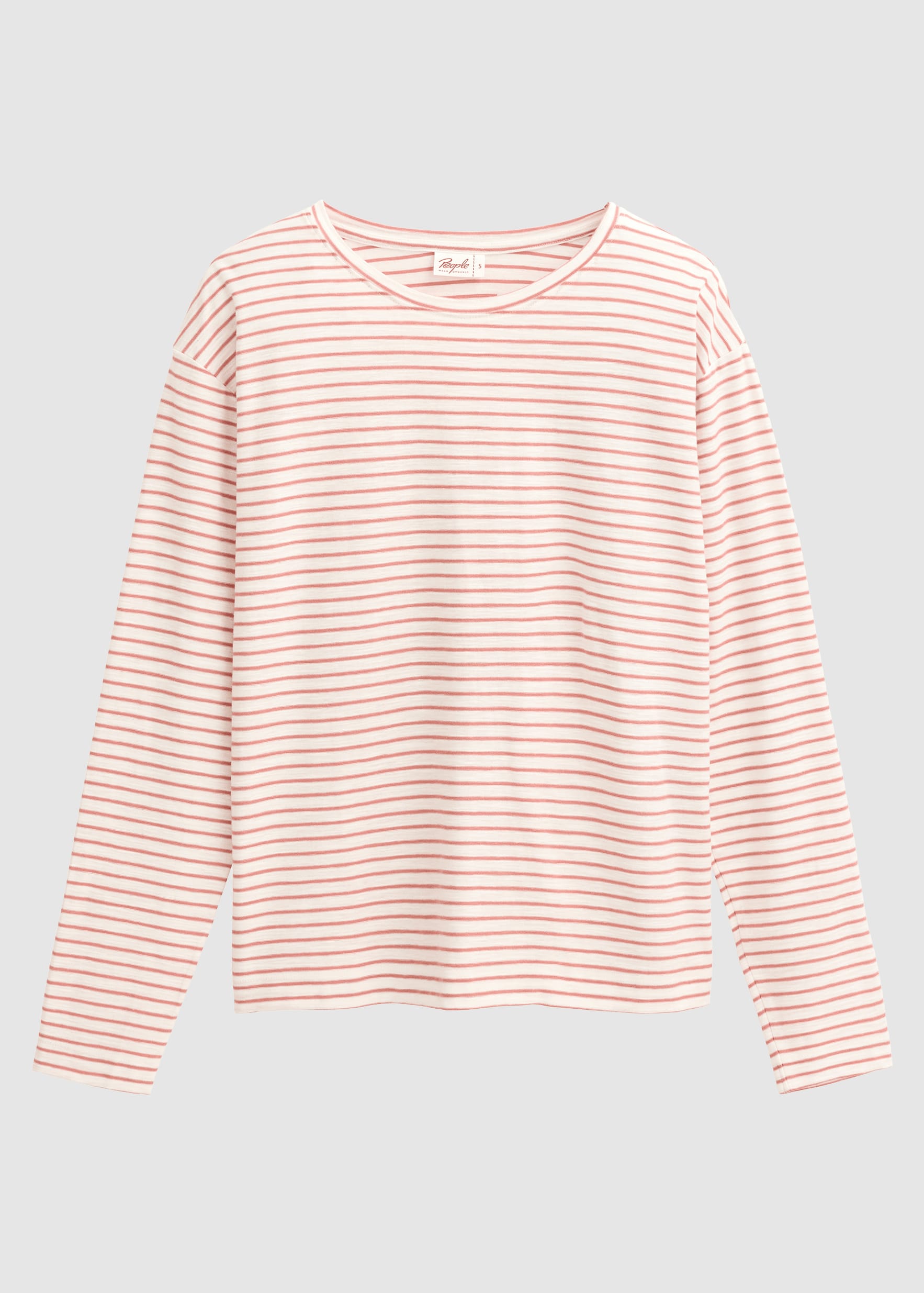 Langarm-Shirt Rosenholz Geringelt Langarm-Shirt Rosenholz Geringelt