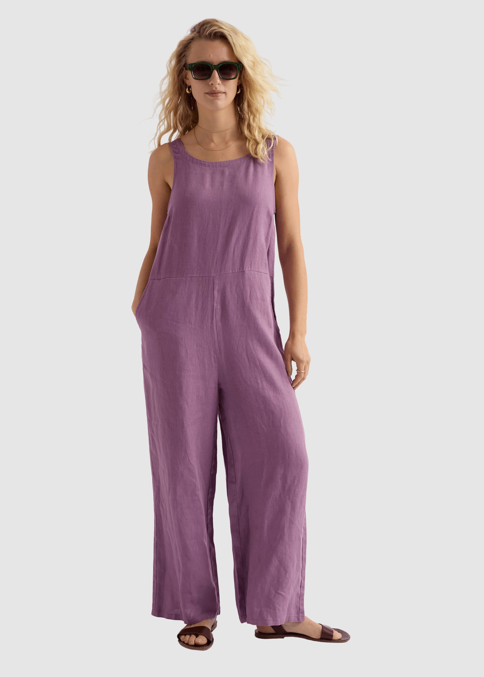 Salt Air Jumpsuit Verbena