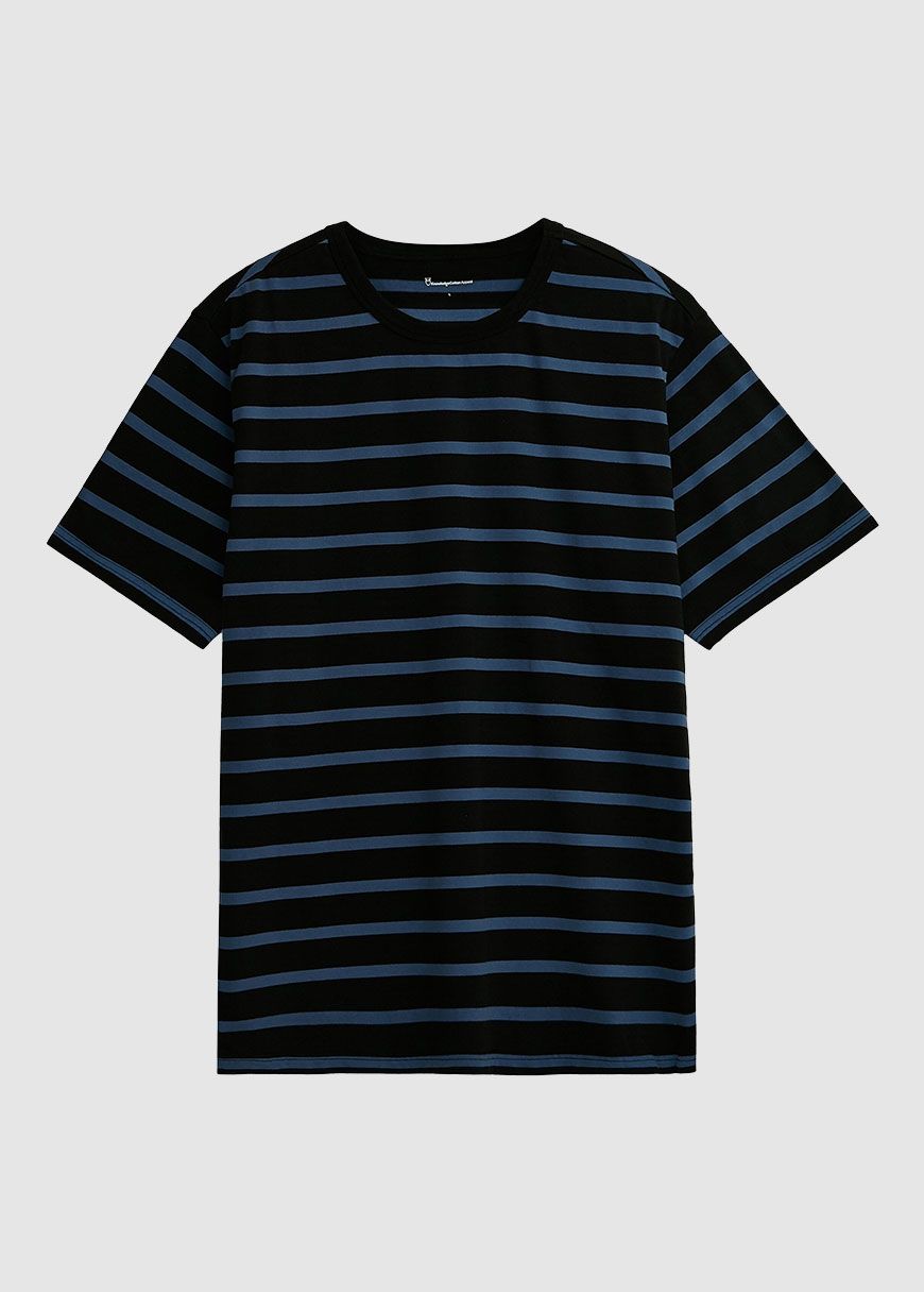 Regular Short Sleeve Cotton Striped O-Neck T-Shirt Regular Short Sleeve Cotton Striped O-Neck T-Shirt
