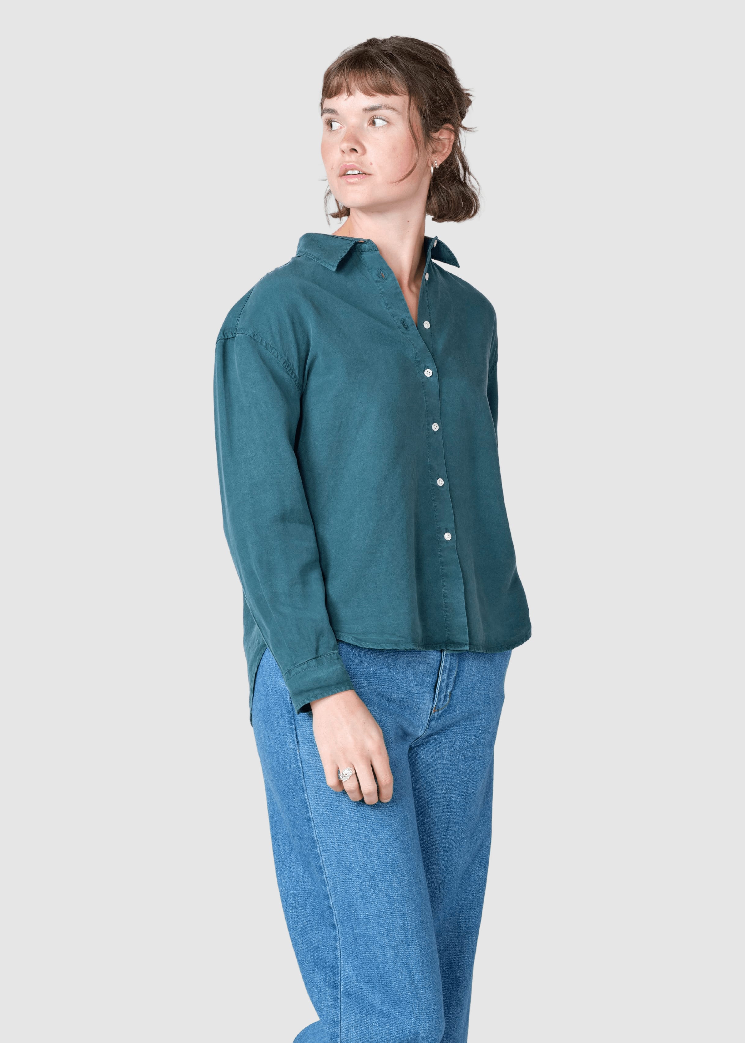 Ofelia Short Shirt Moss Green