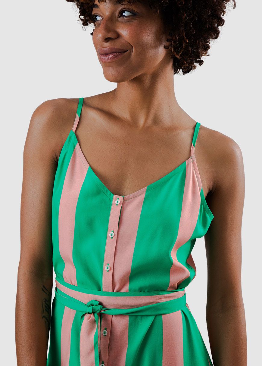 Color Block Strap Dress