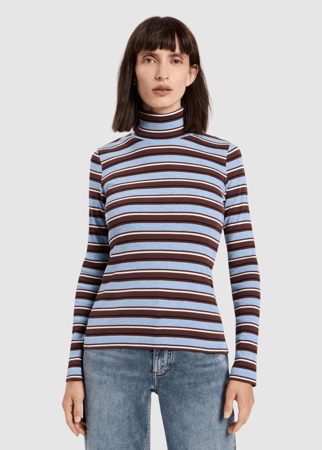 Rollkragenshirt Chocolate Multicolour