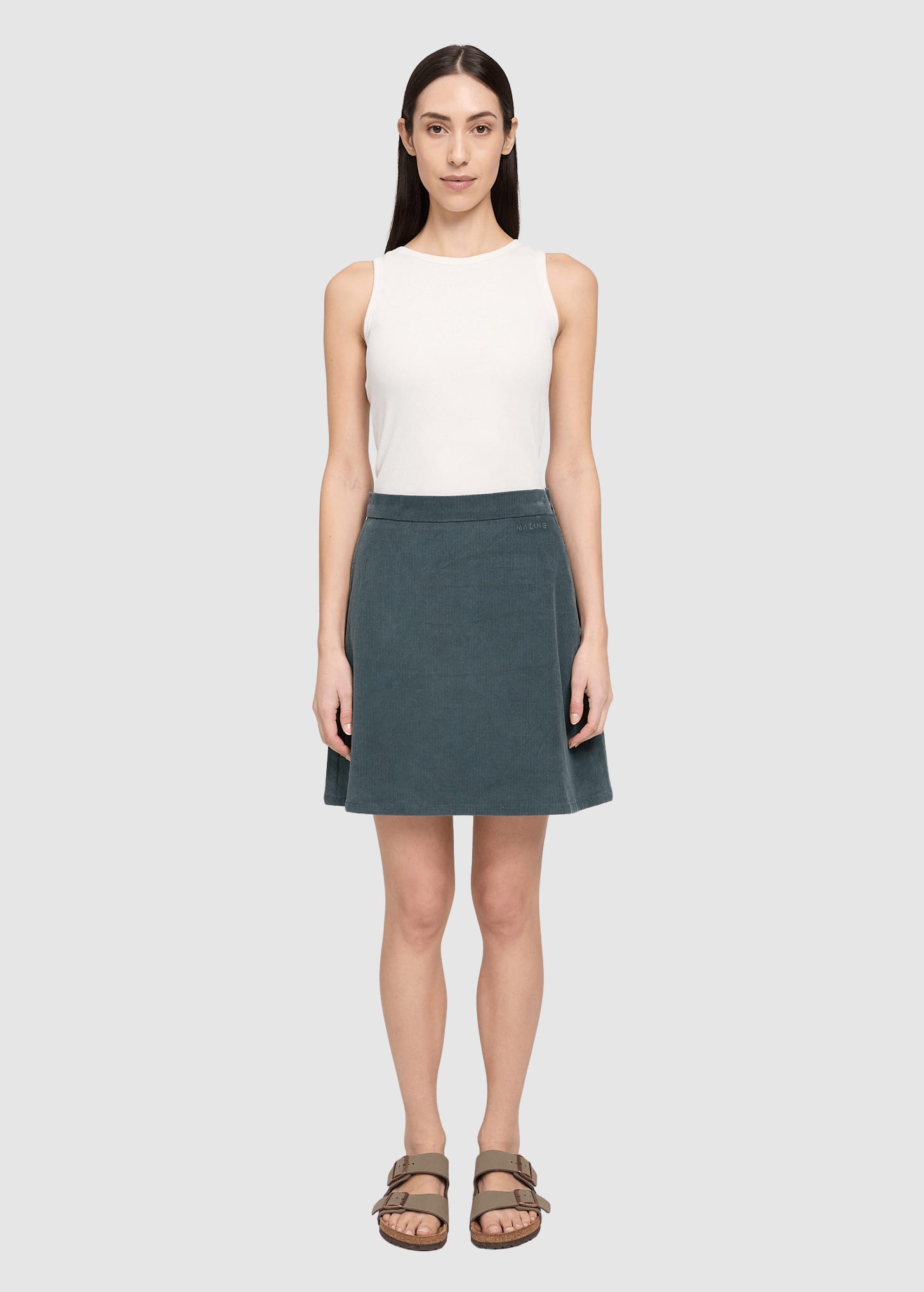 Corduroy Mini Skirt Bottle