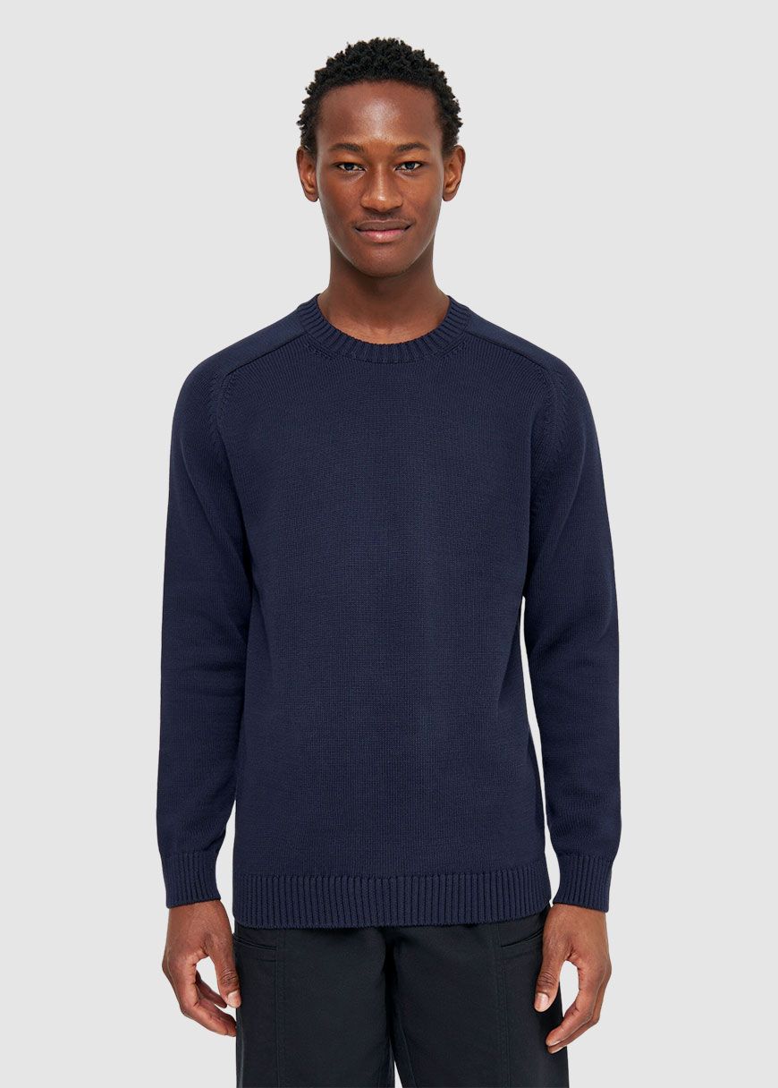 Plain Knitted Crew Neck