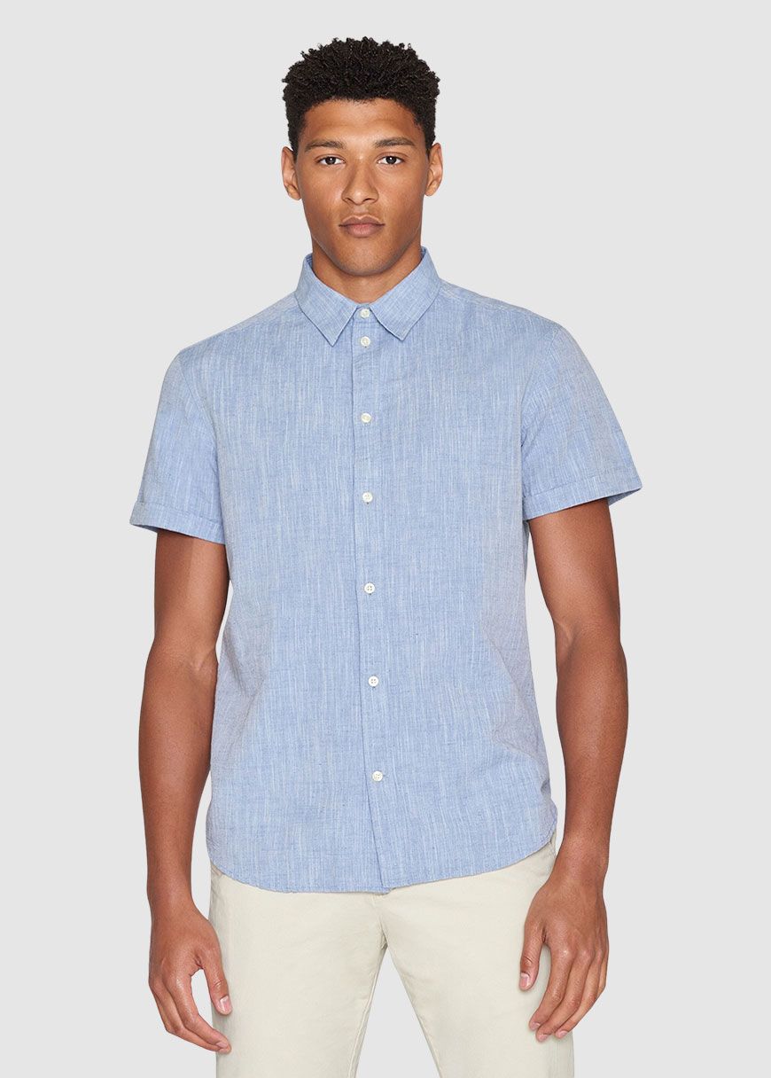 Regular Linen Short Sleeve Shirt