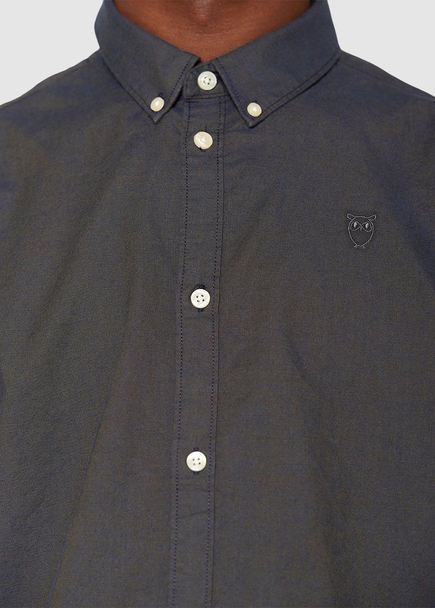 Costom Tailored Fit Small Owl Oxford Shirt Costom Tailored Fit Small Owl Oxford Shirt